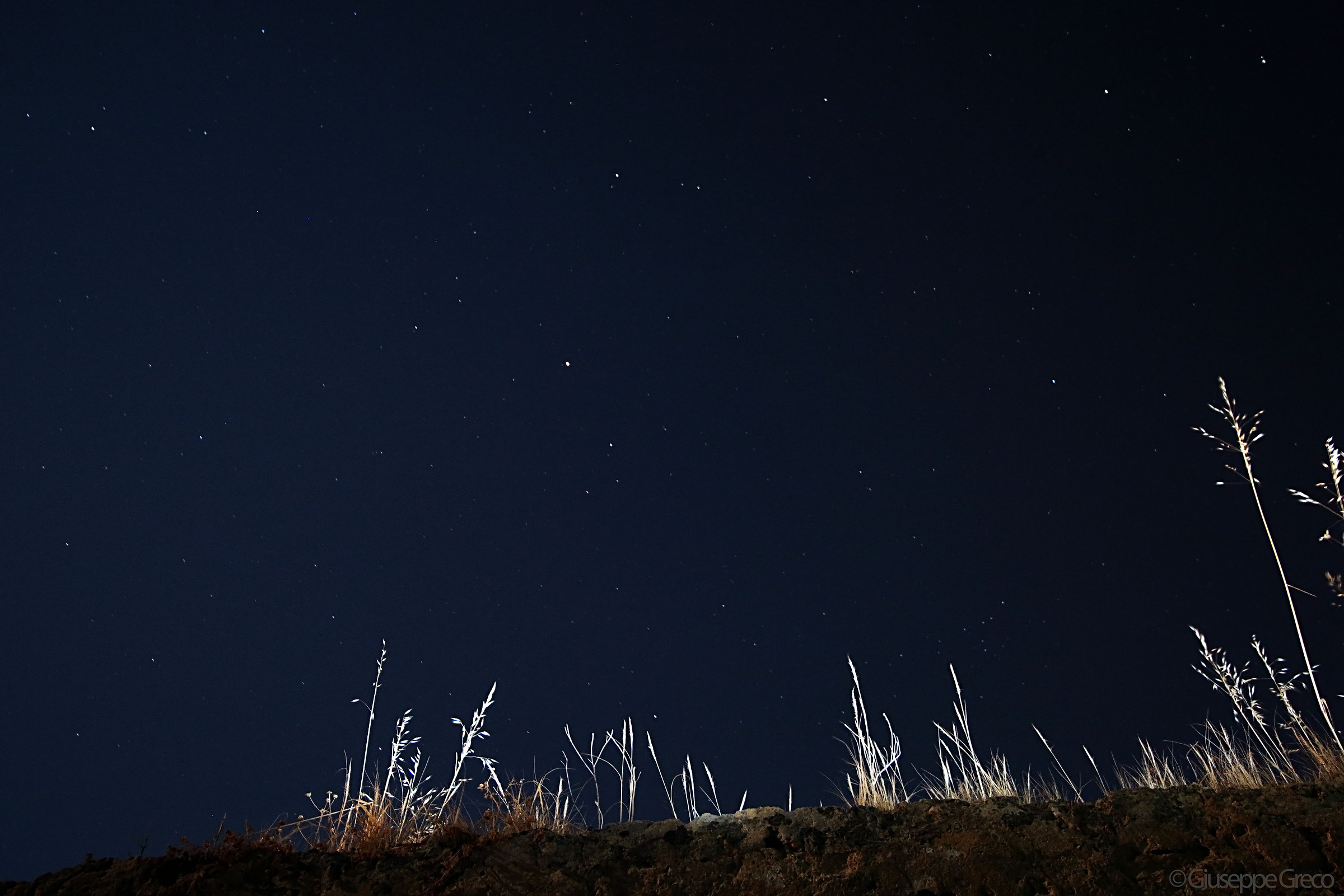 a background of stars