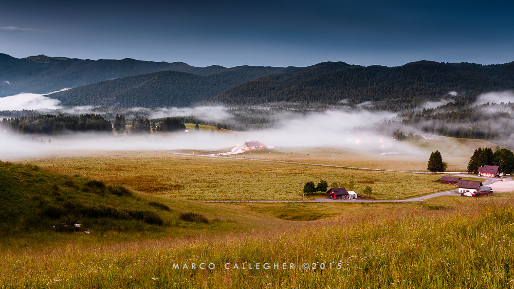 Magical fog in Pian Cansiglio