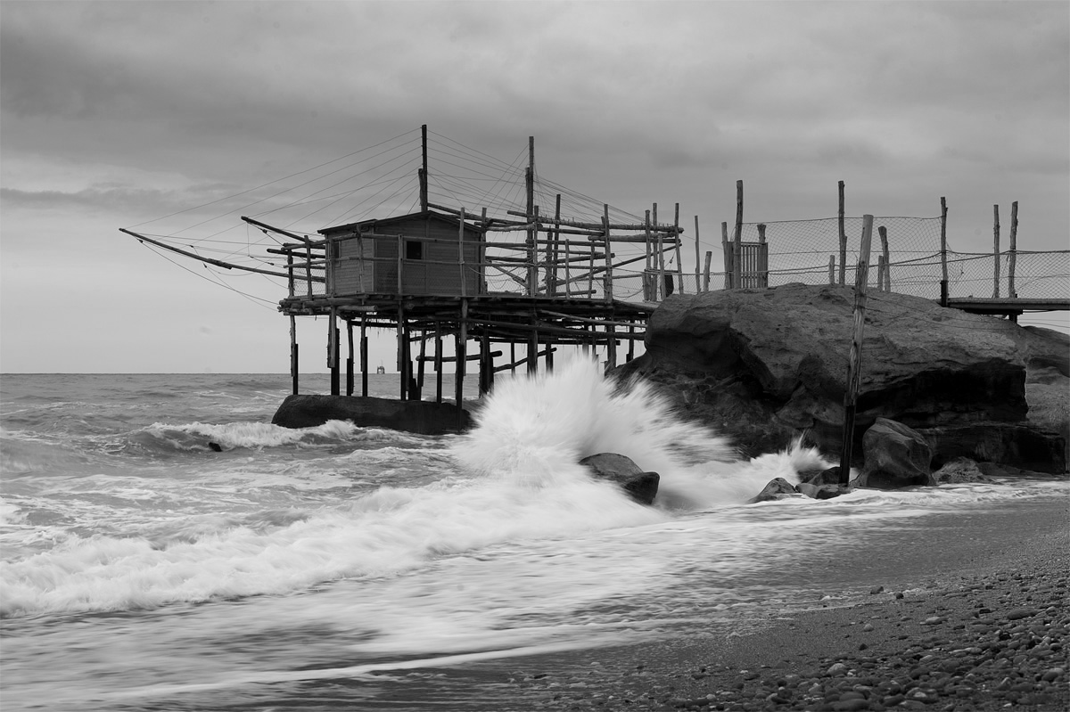 Mare agitato a Punta le Morgie