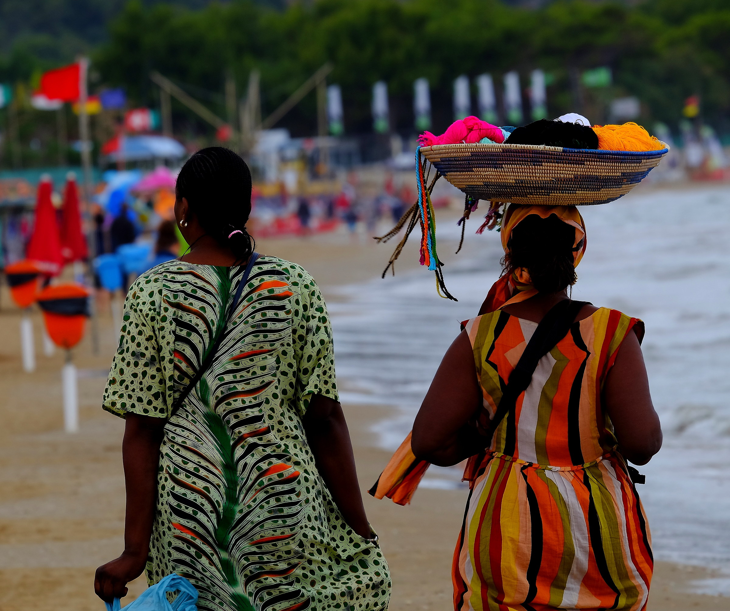 .......... On the beach in Vieste