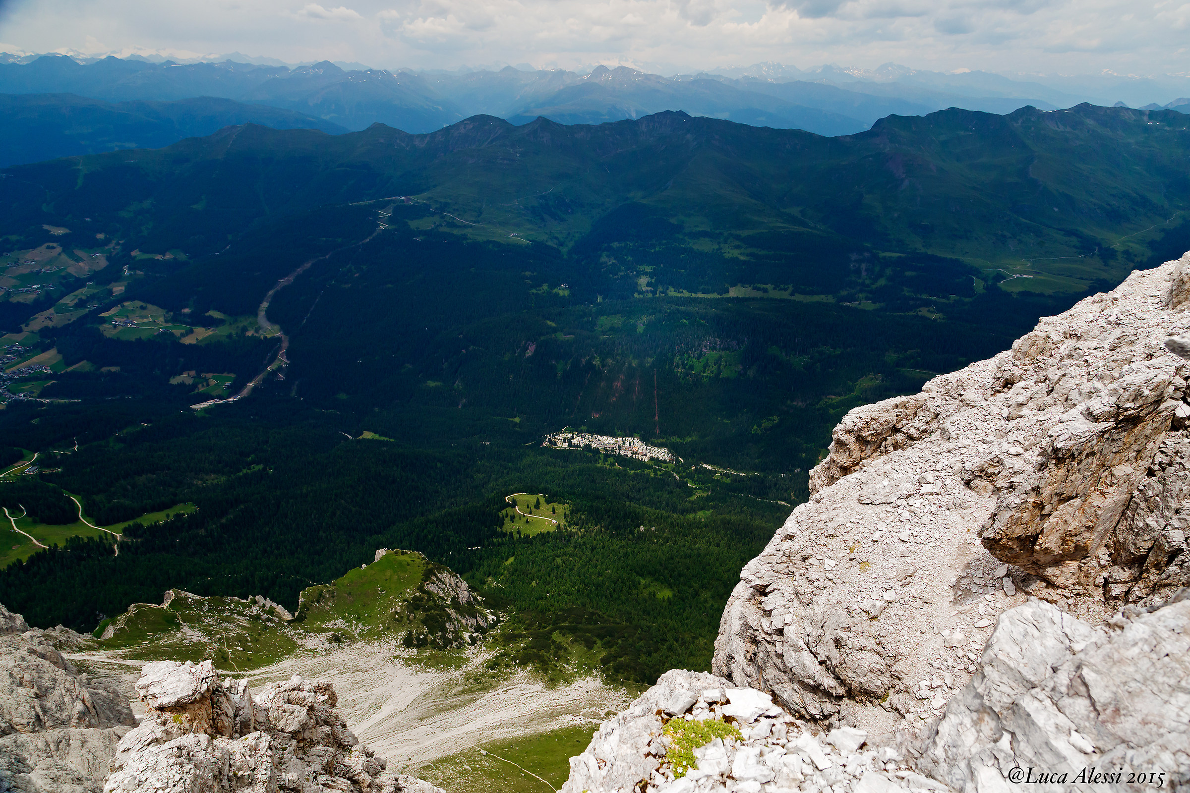 View from Croda Rossa of Sesto