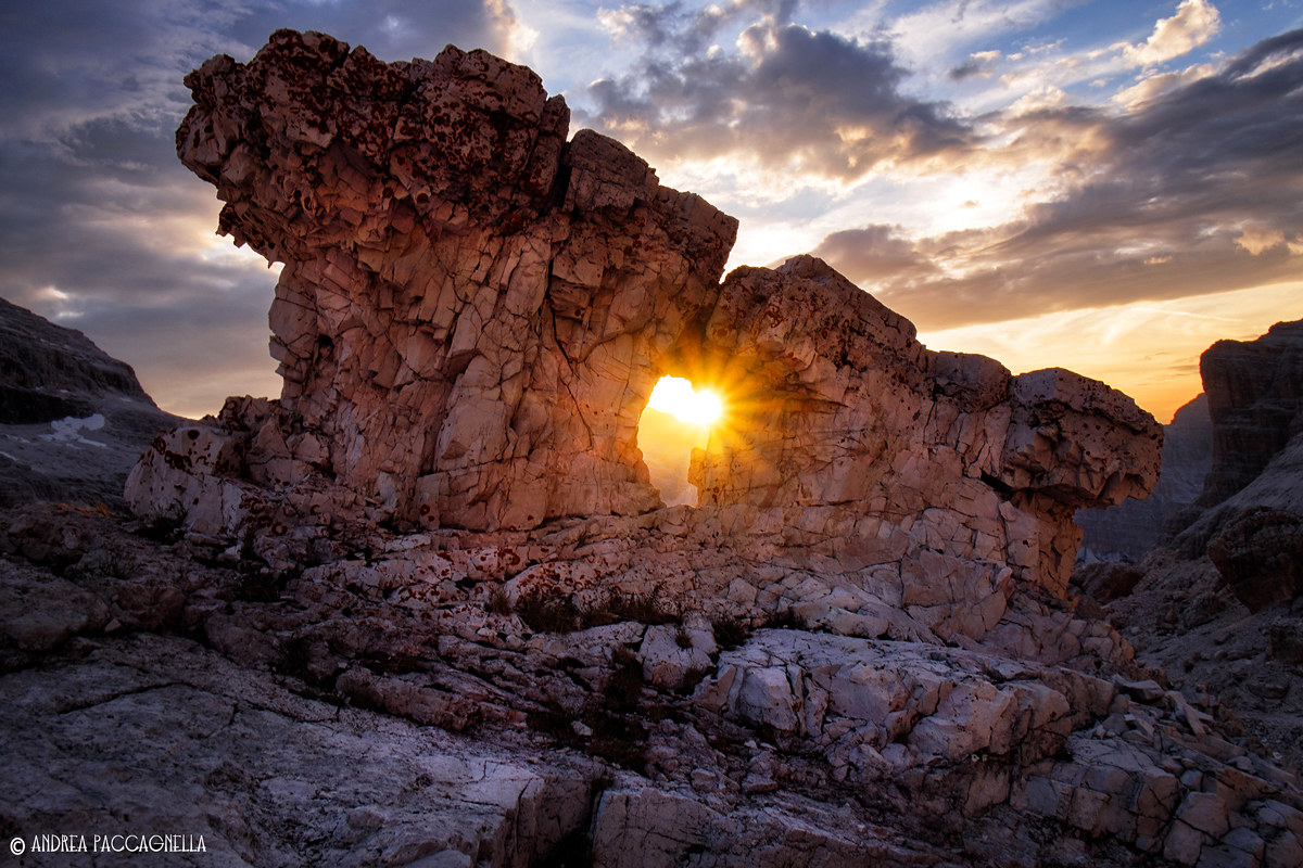 Sunset from Forcella Fontananegra