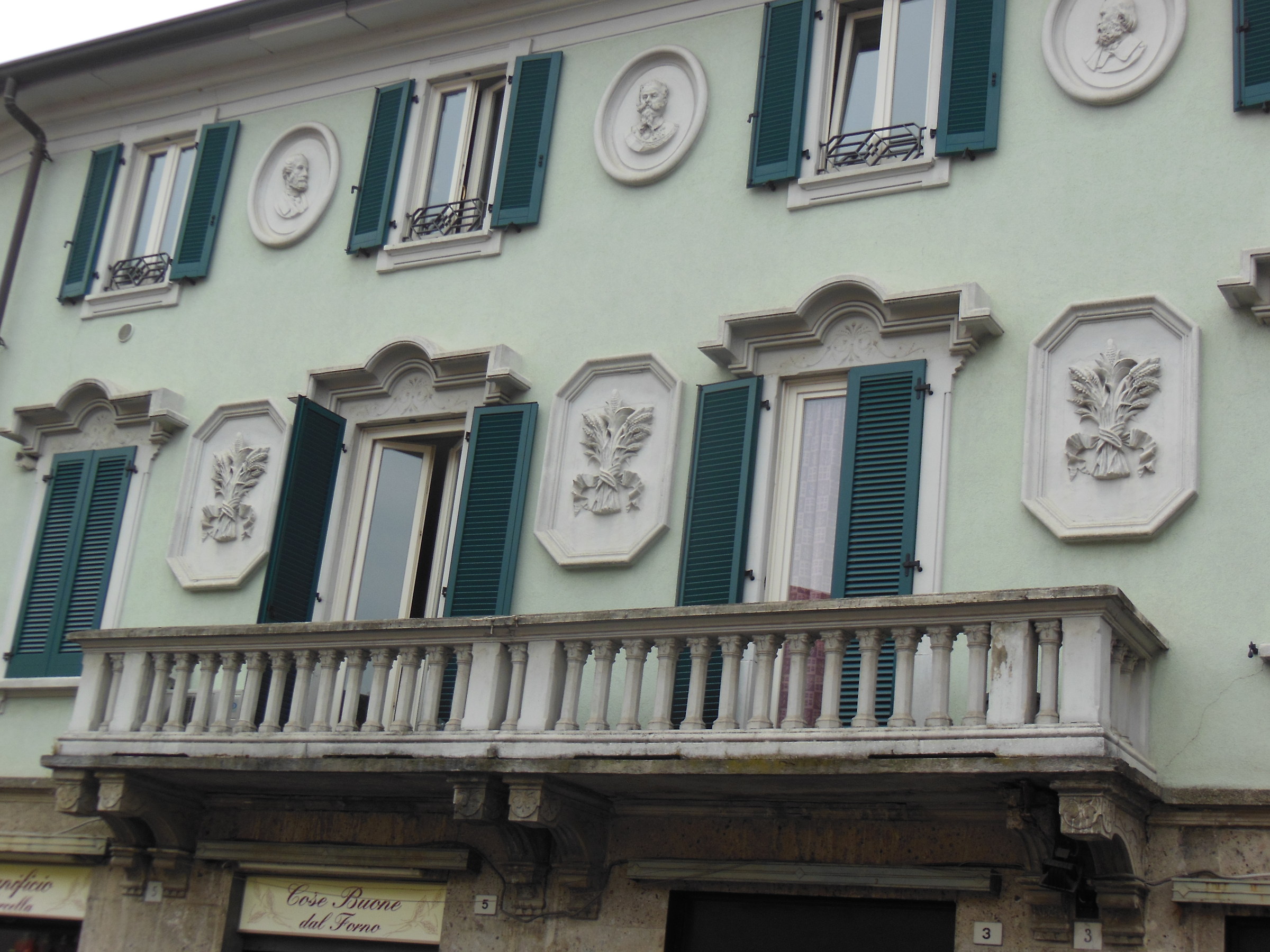 Saronno: un palazzo caratteristico.