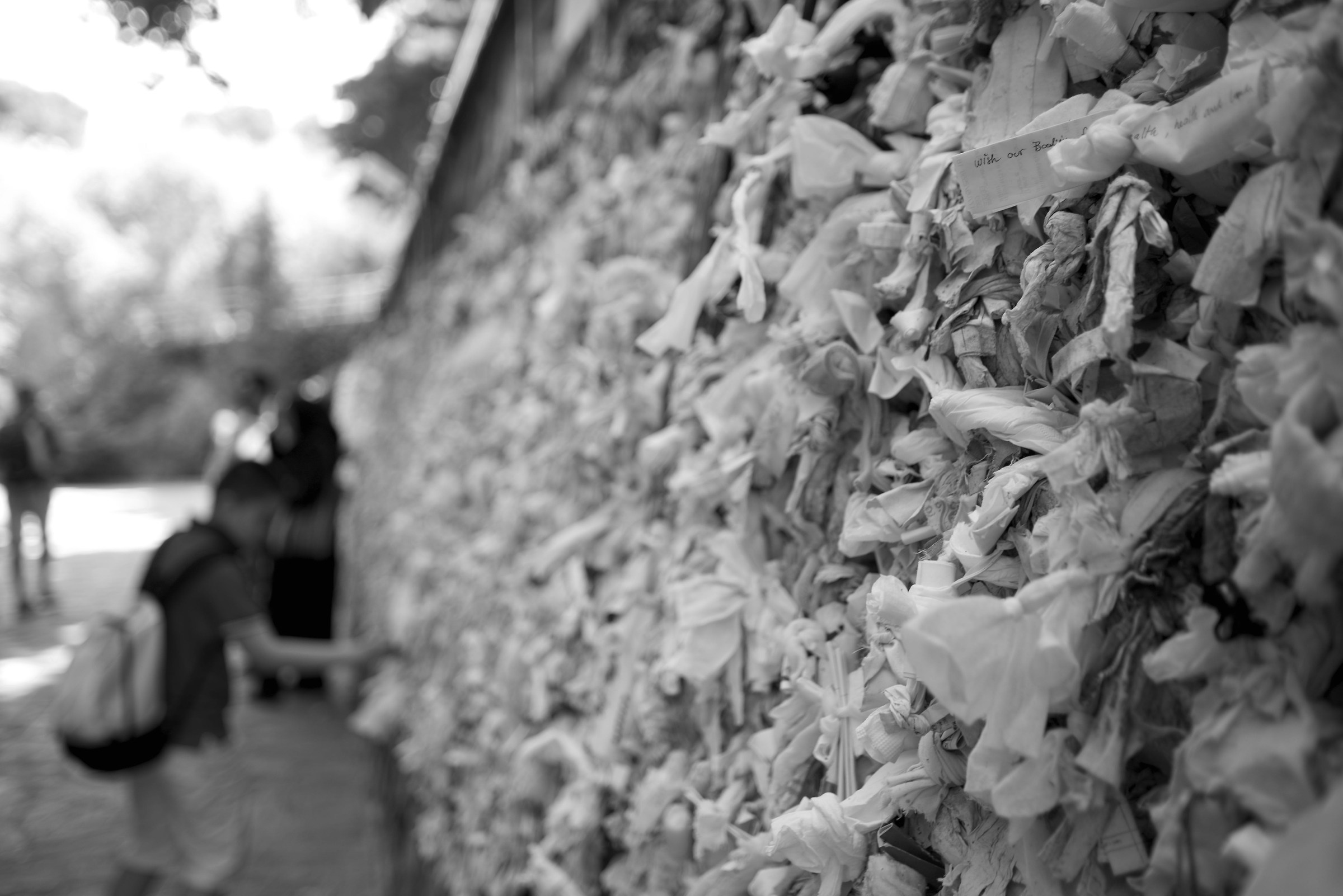 Wish ... Ephesus Mary's house wall wish