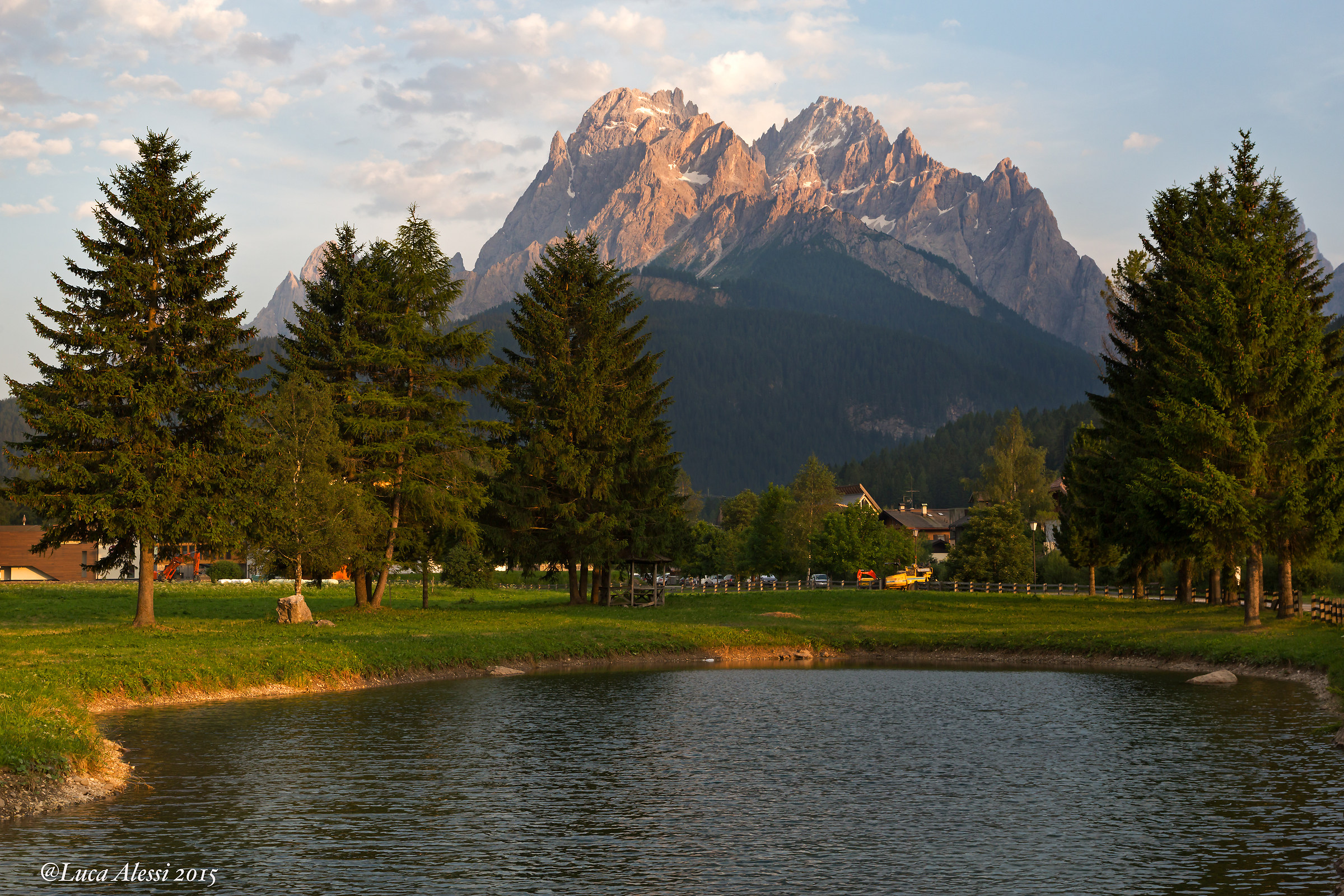 Sunset on the Croda Rossa