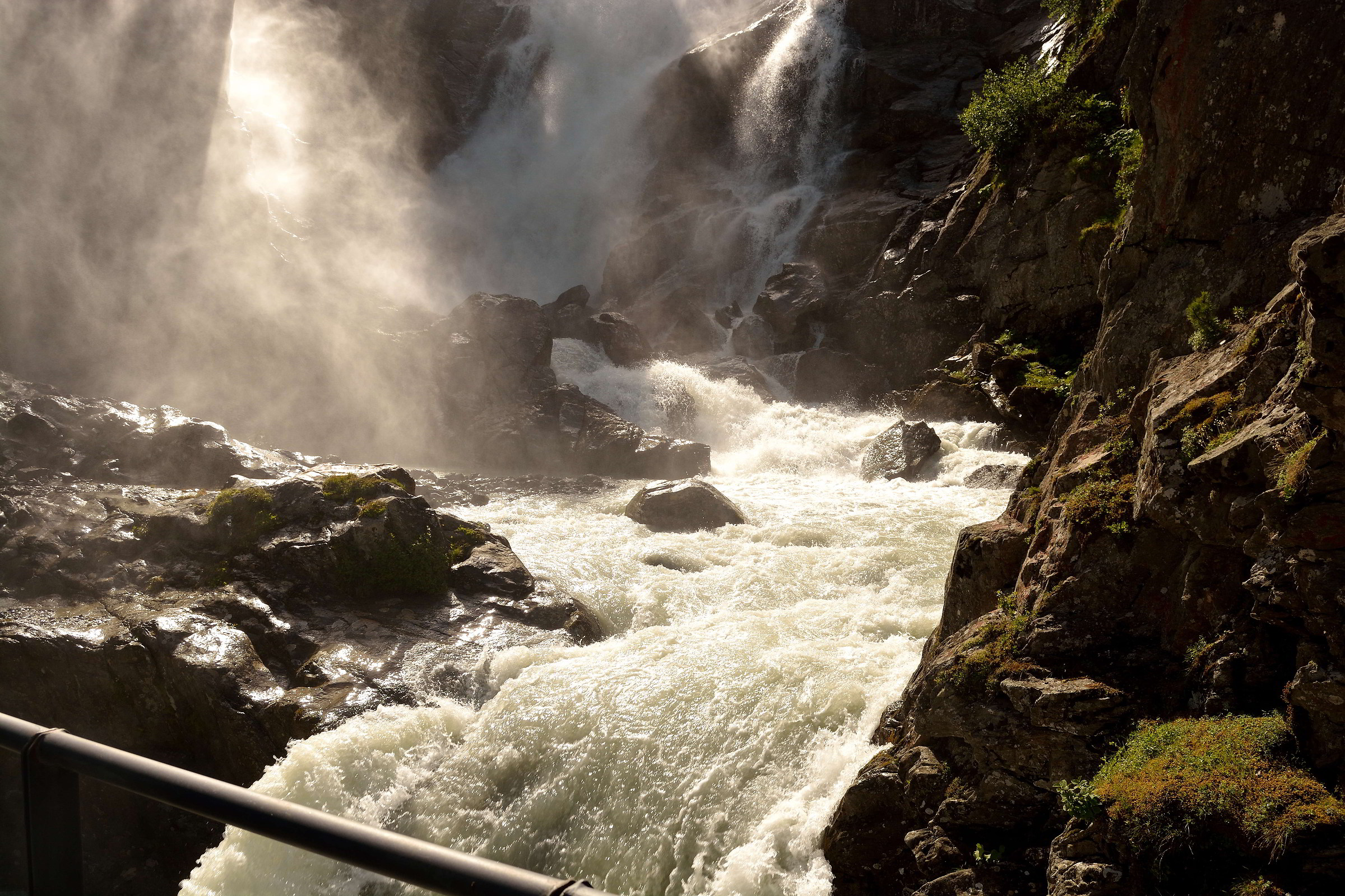 third waterfall Rutor