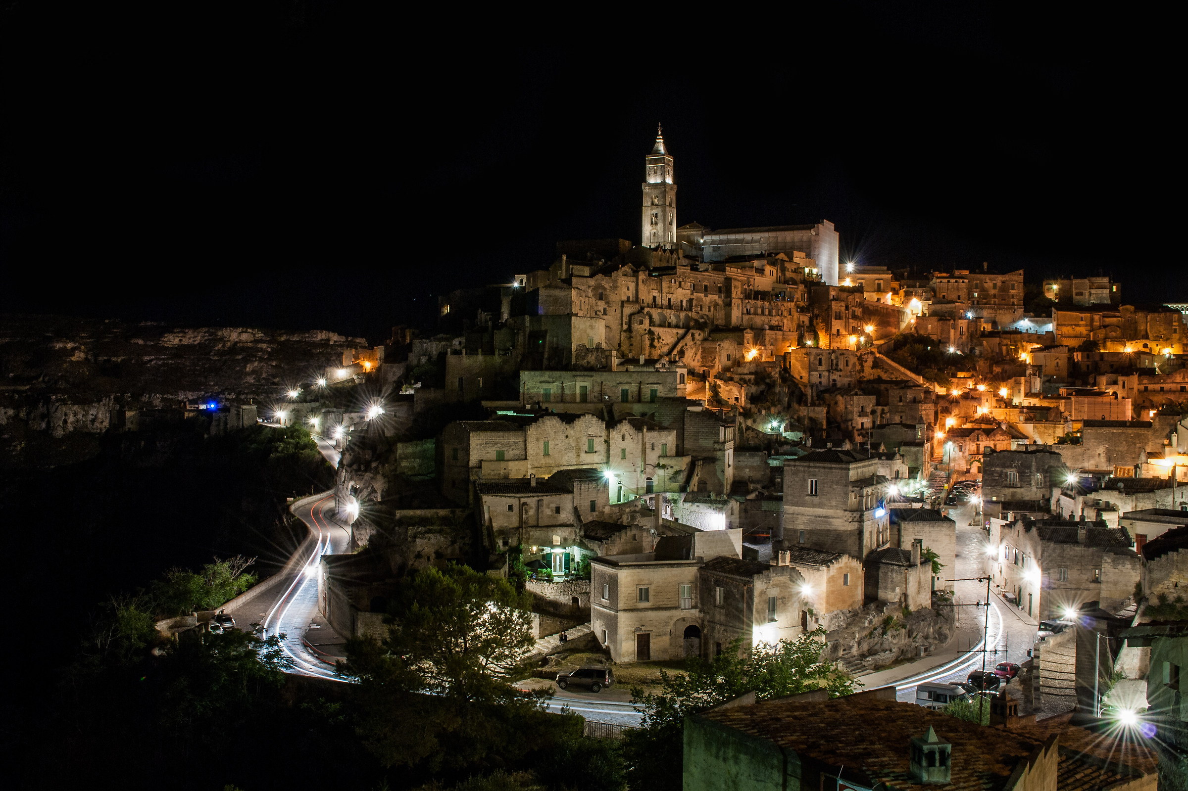 Matera by night