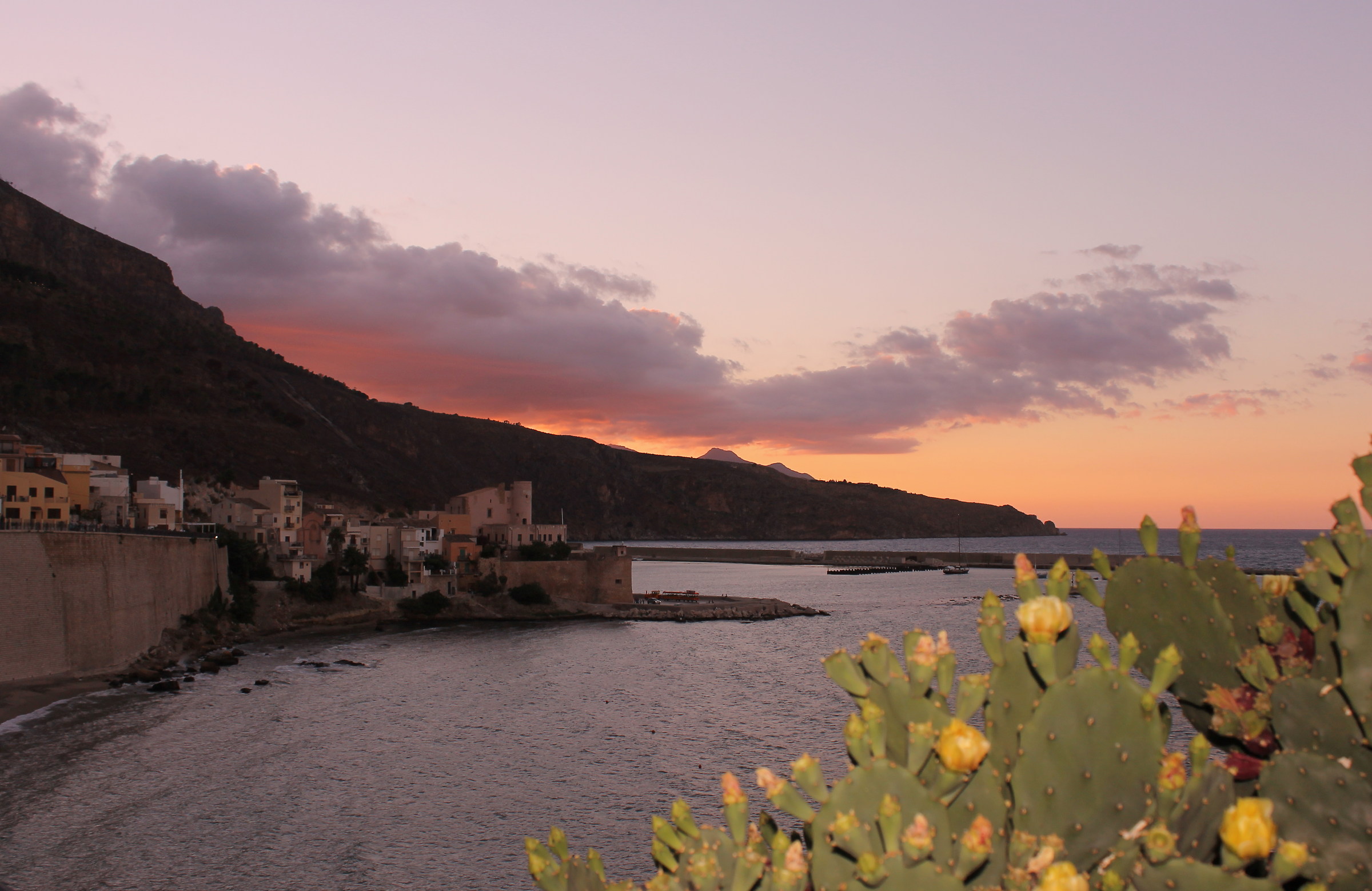 Tramonto su Castellammare del Golfo (tp)