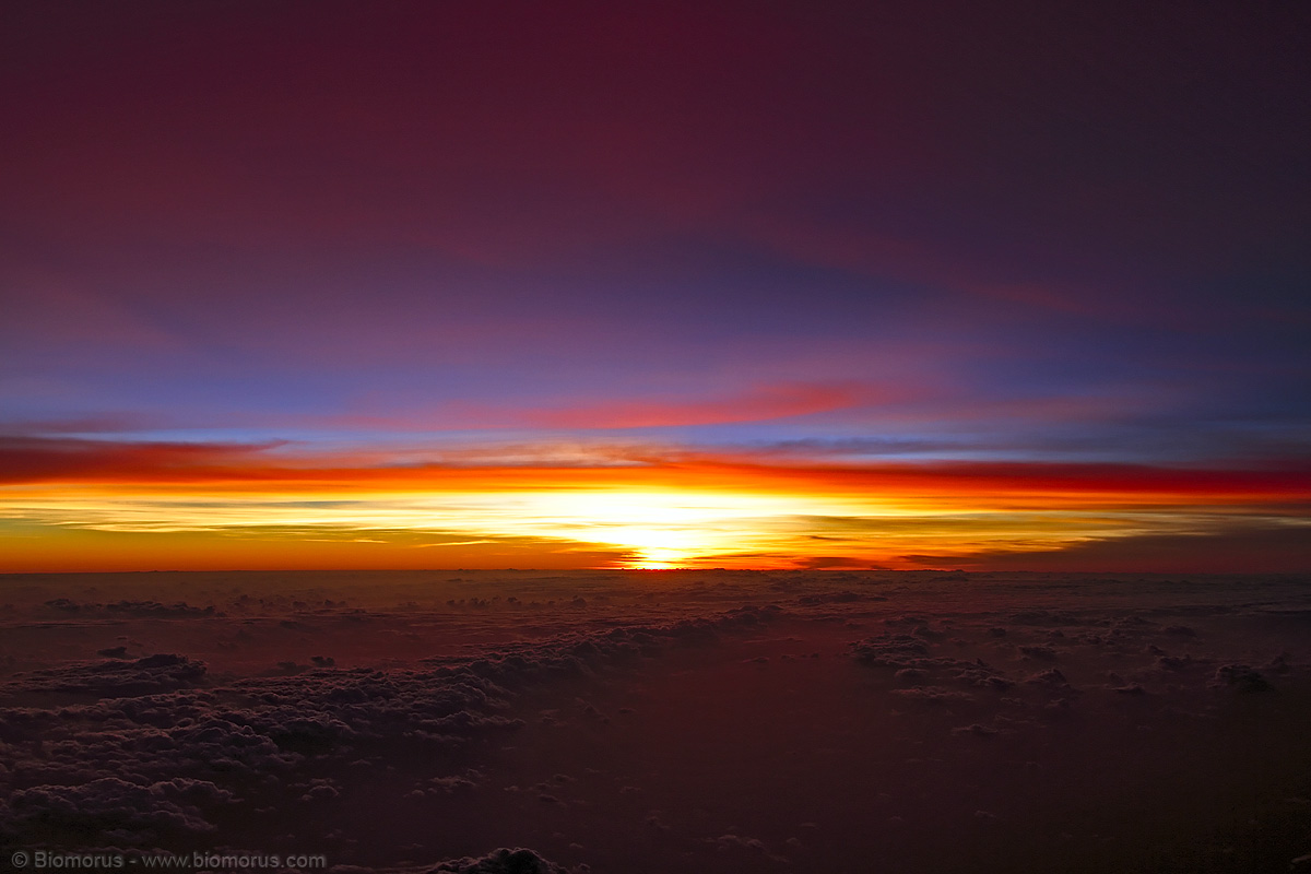Sunset on the equator
