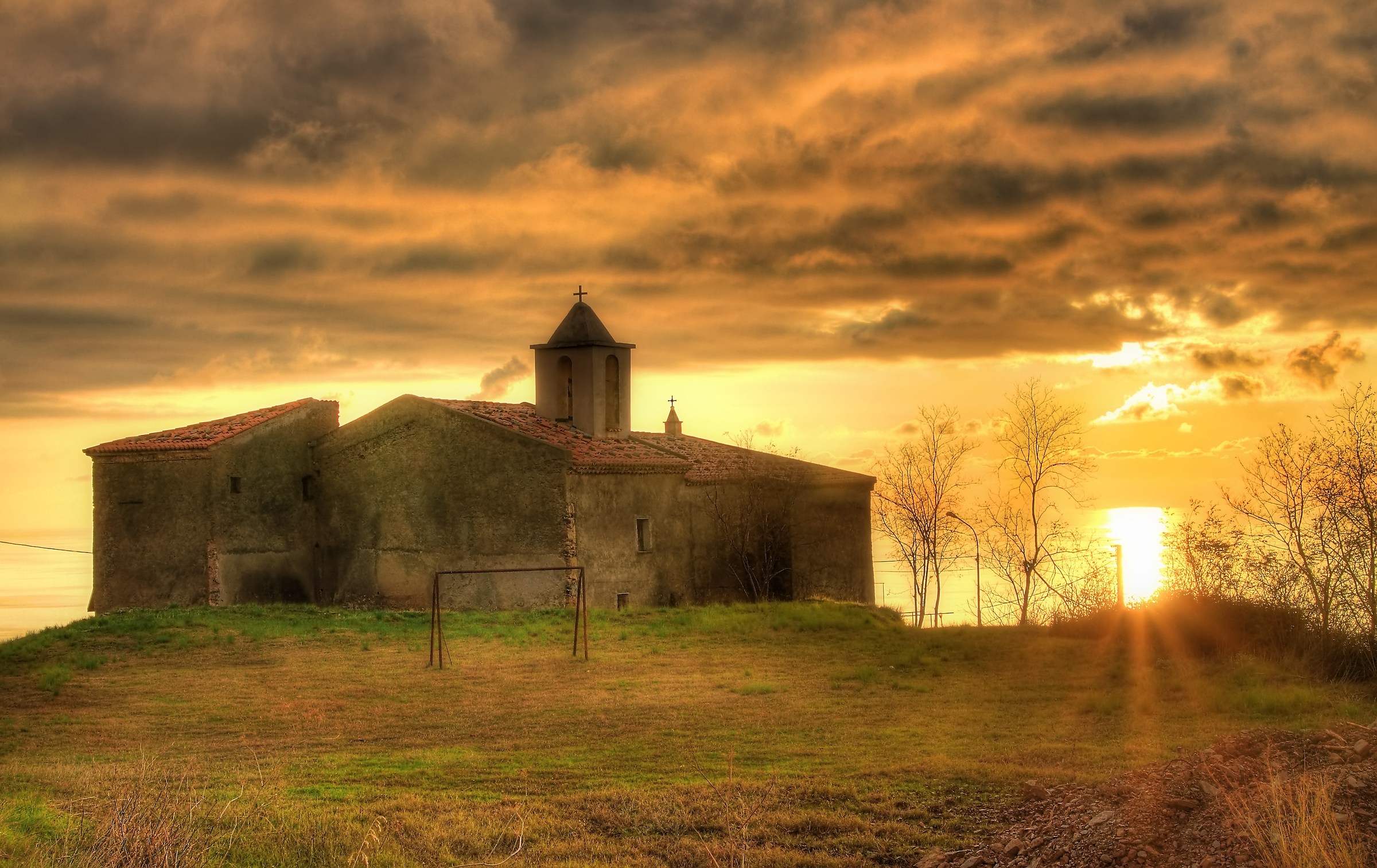 The pitch of the oratory - HDR