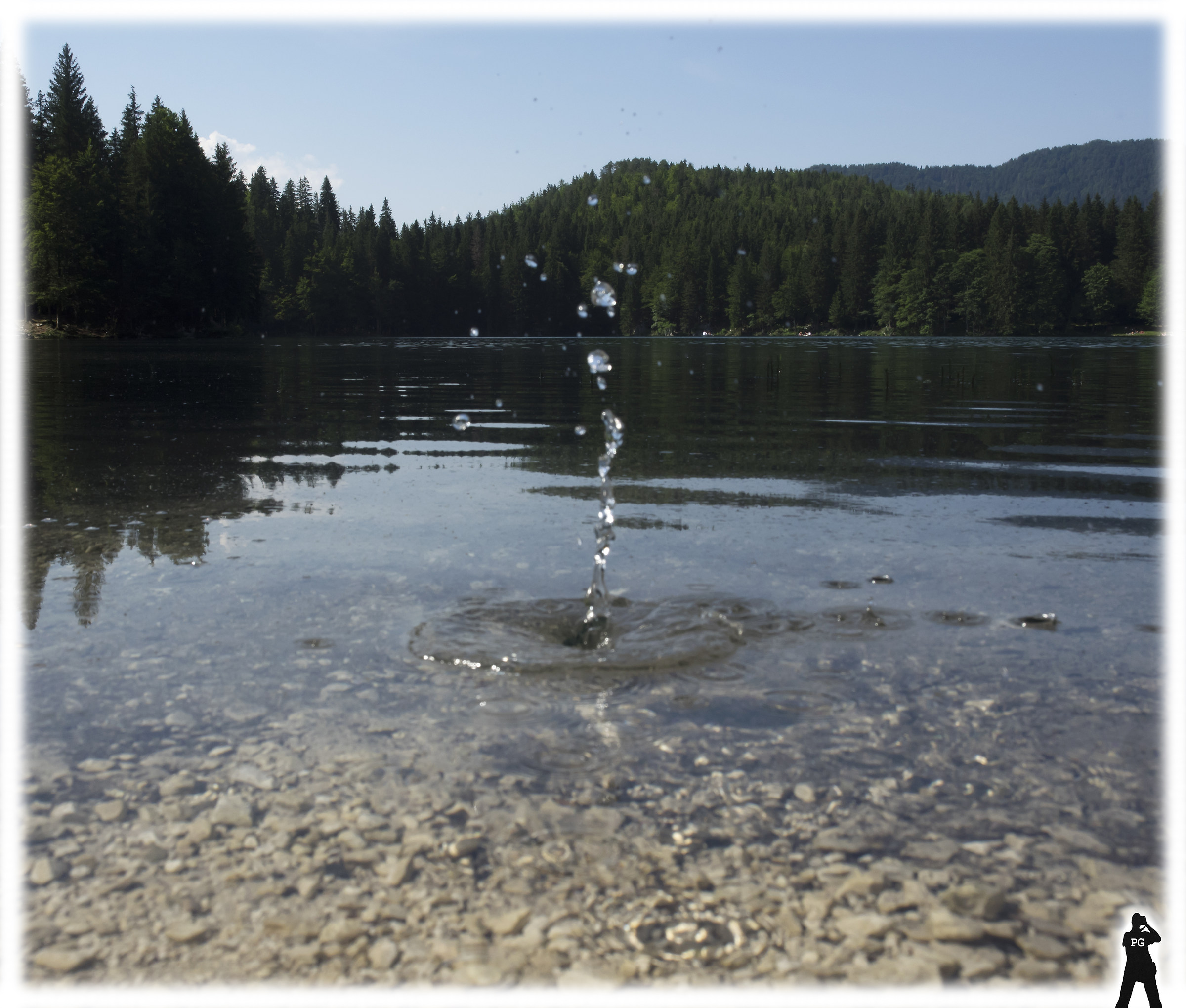 Sasso in the lake ...