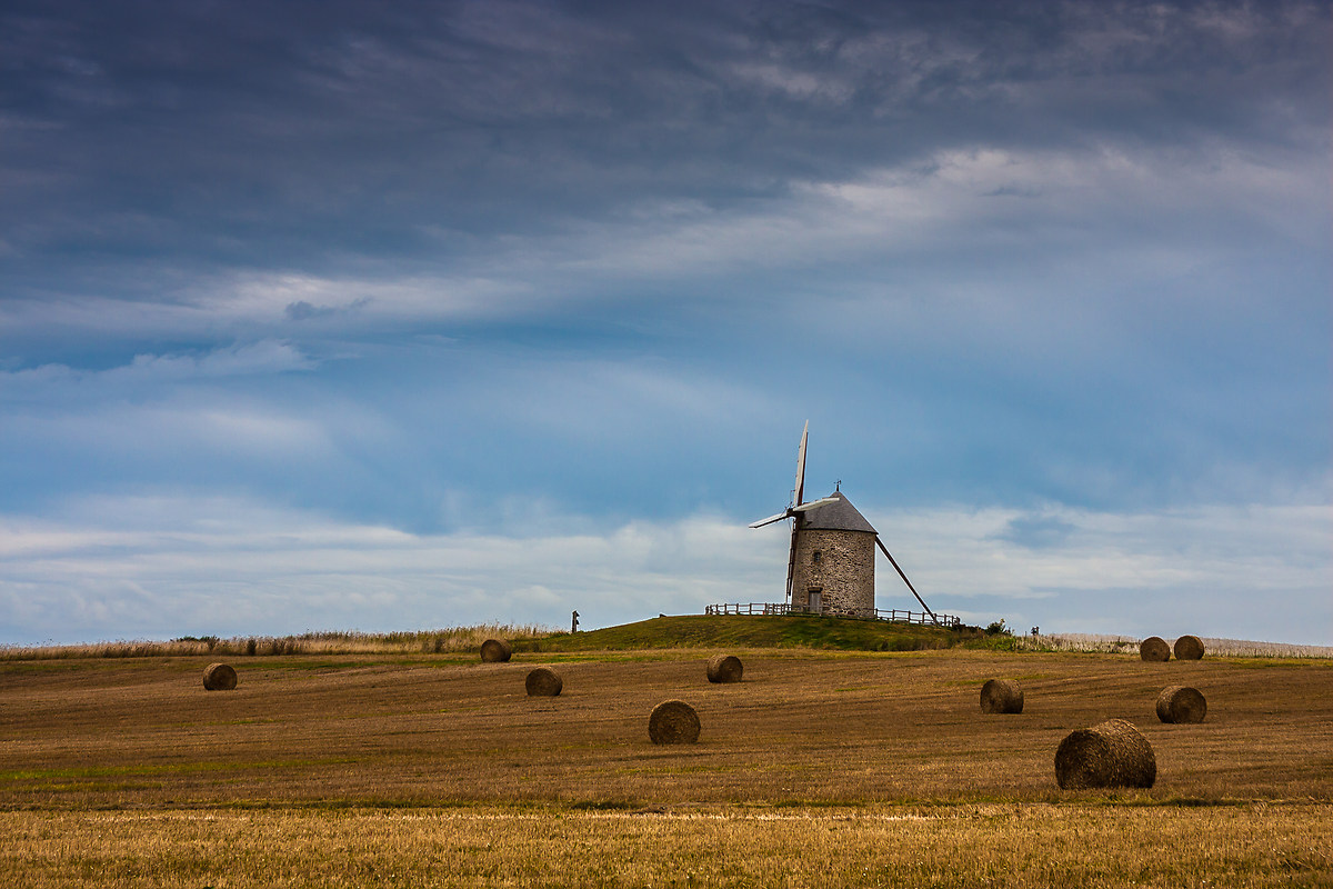 Le rotoballe di Mont Saint Michel