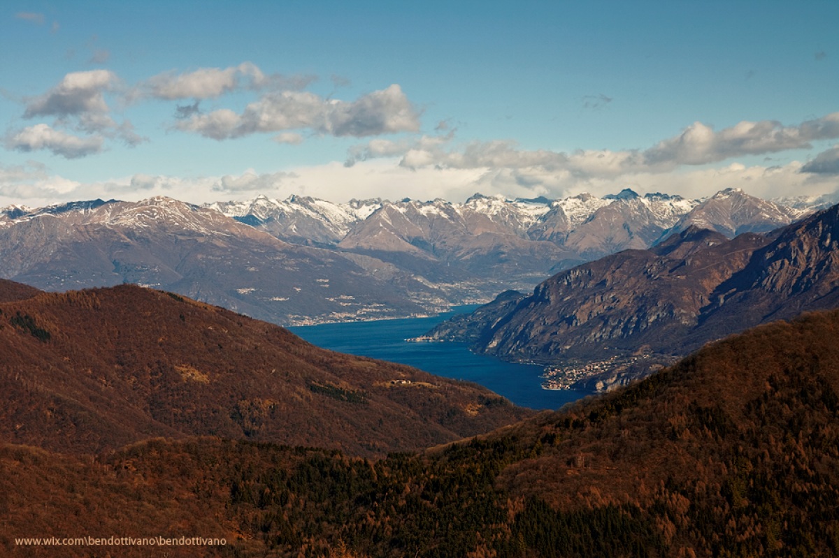 Lake Como from Monte Cornizzolo.