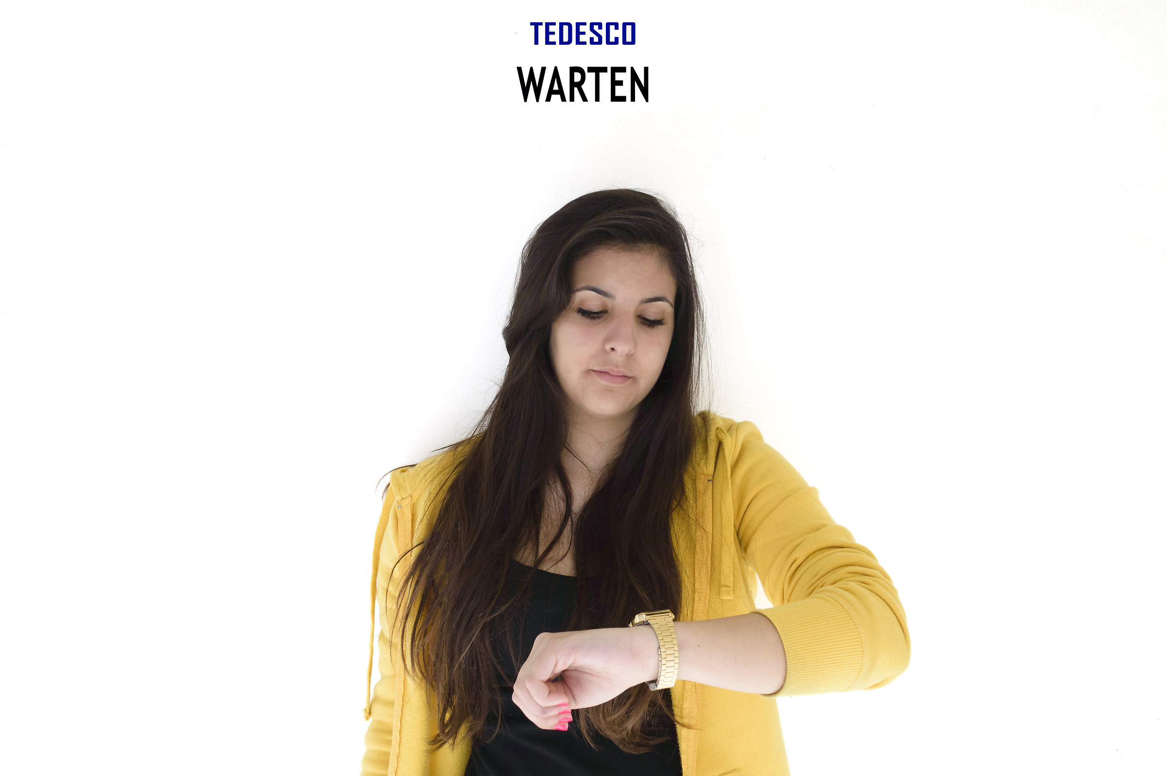 Warten (German) = Hold