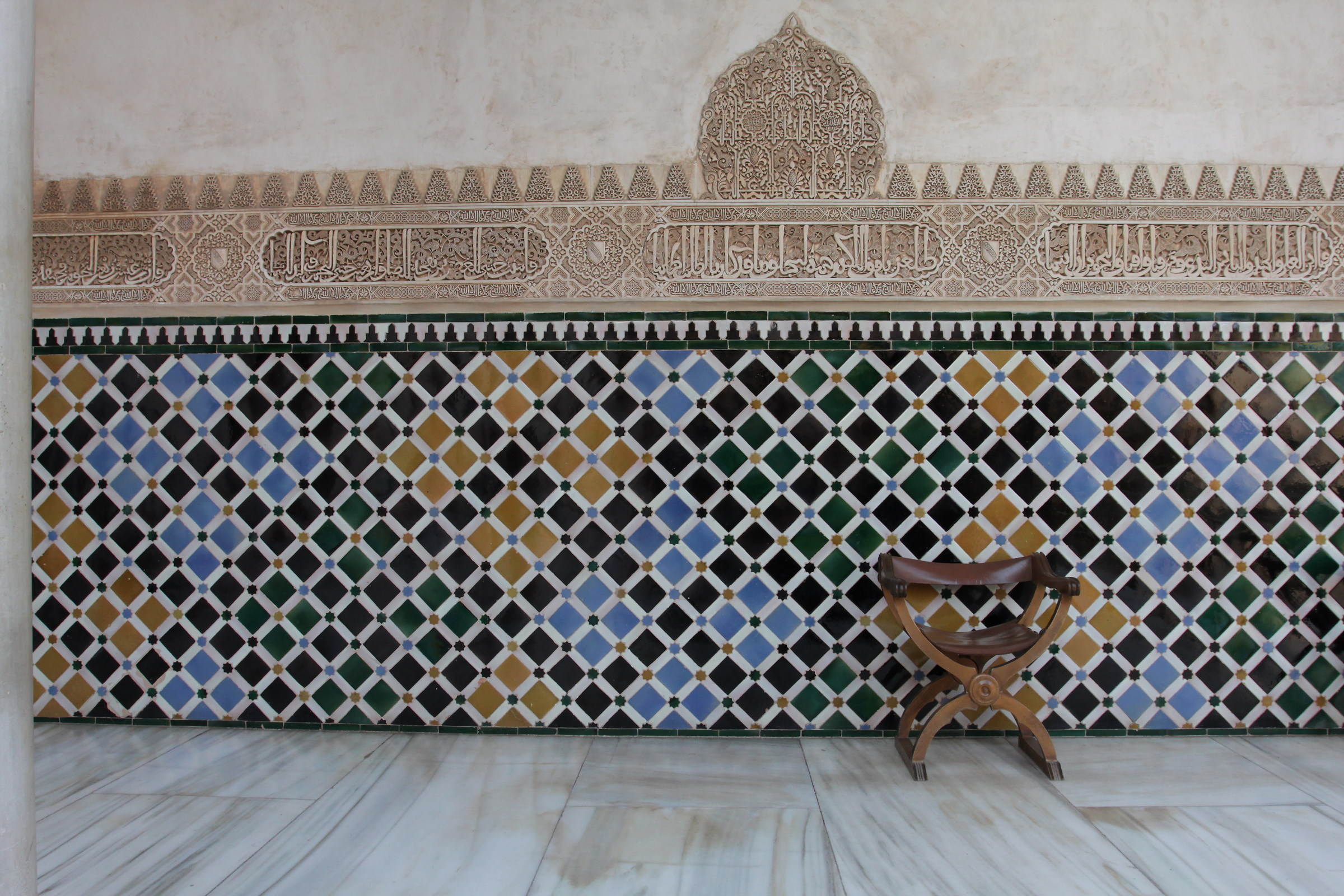 dettagli nell'Alhambra