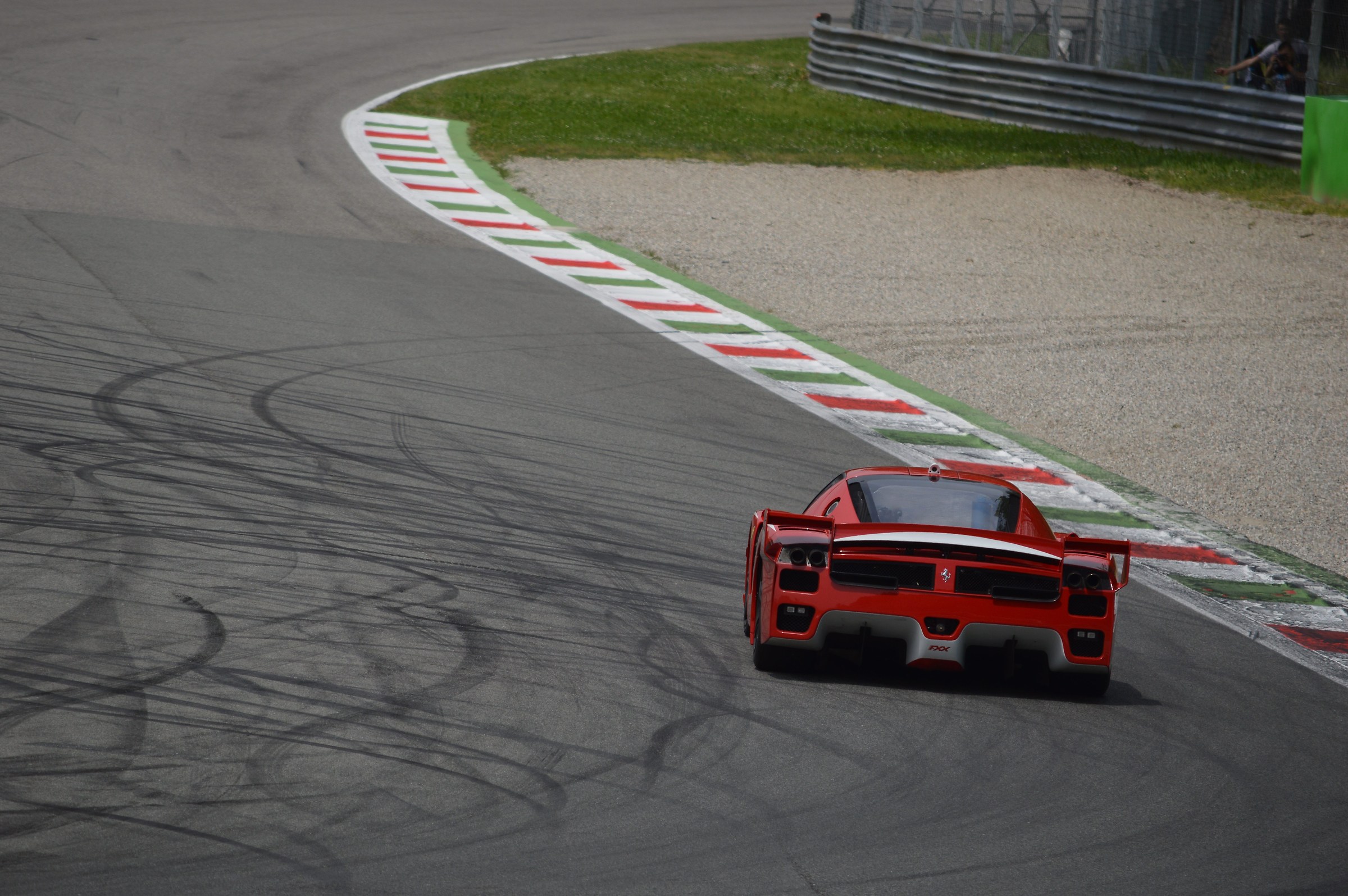 Ferrari FXX exit before Variant