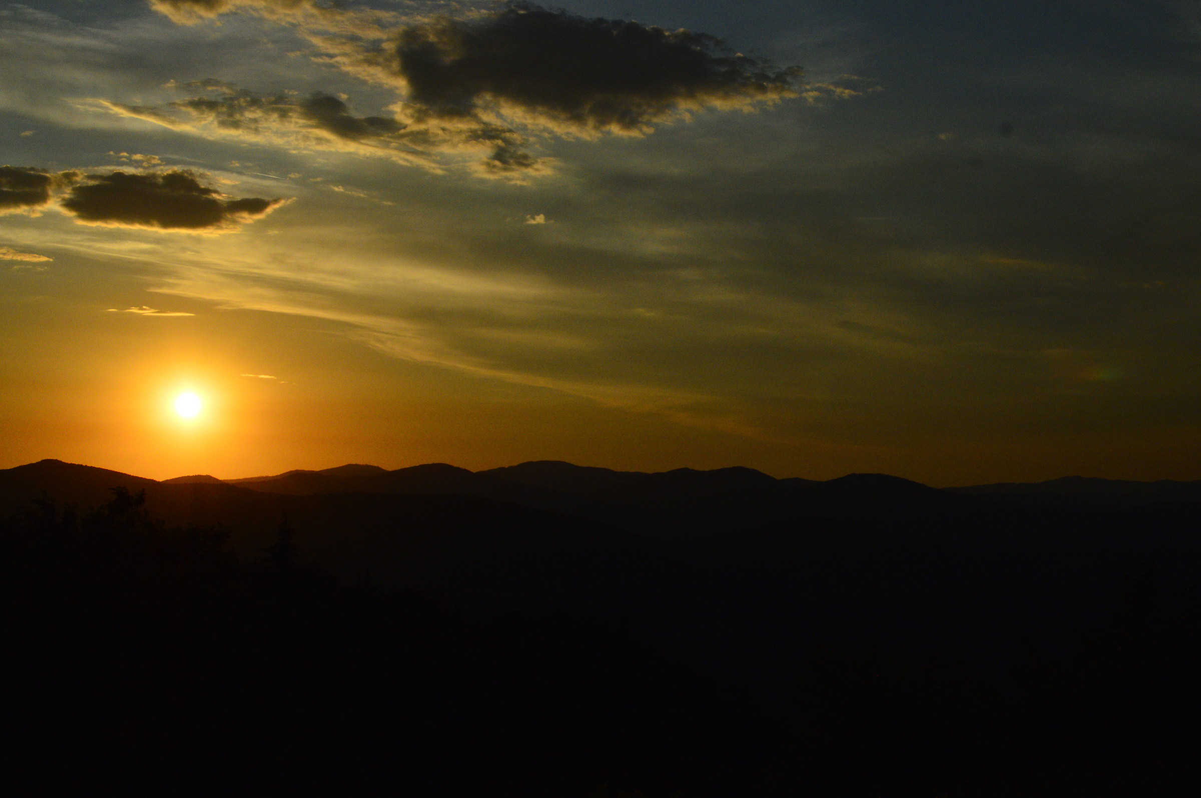 Sunset in Castel Rigone