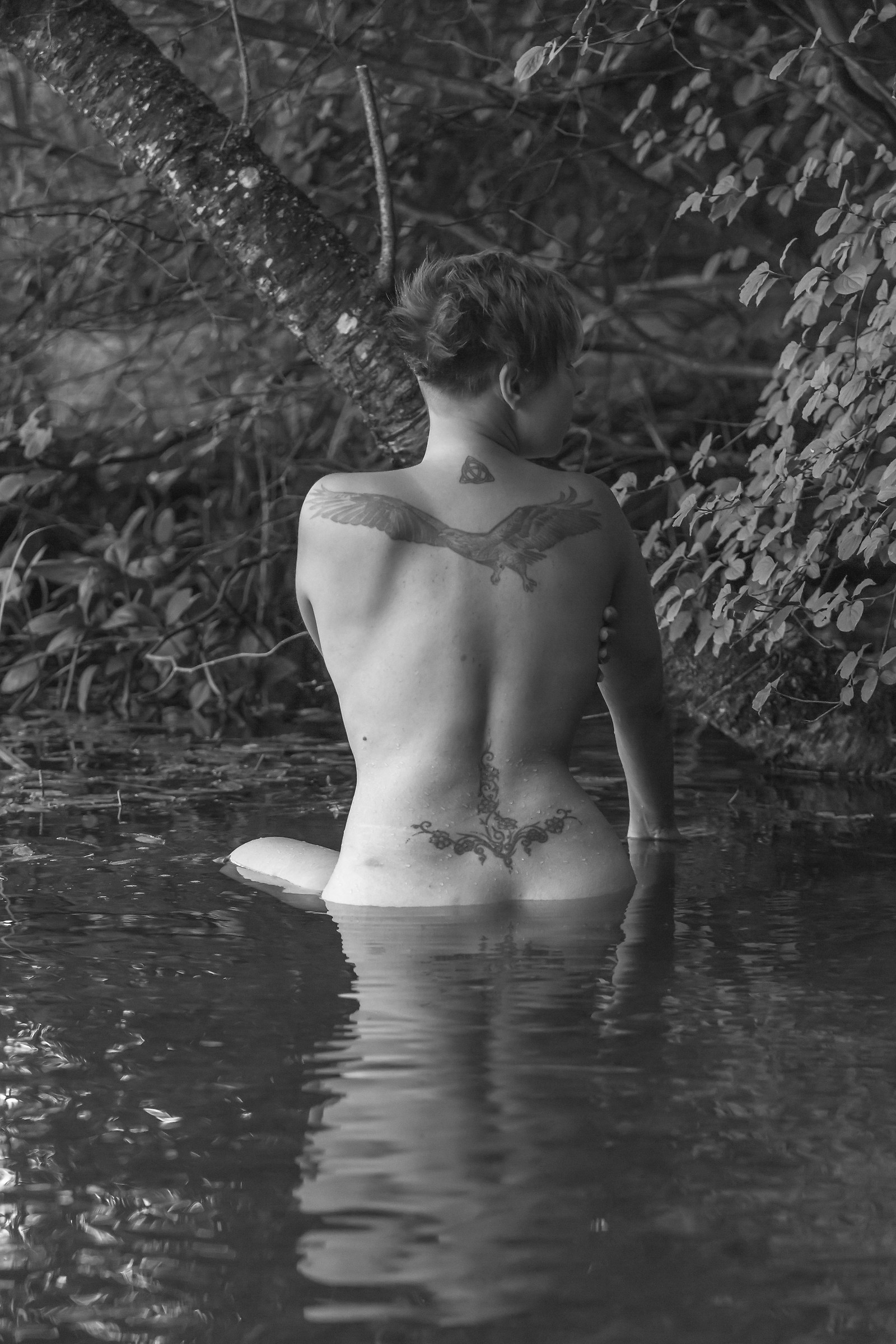 Immersed in the lake 2