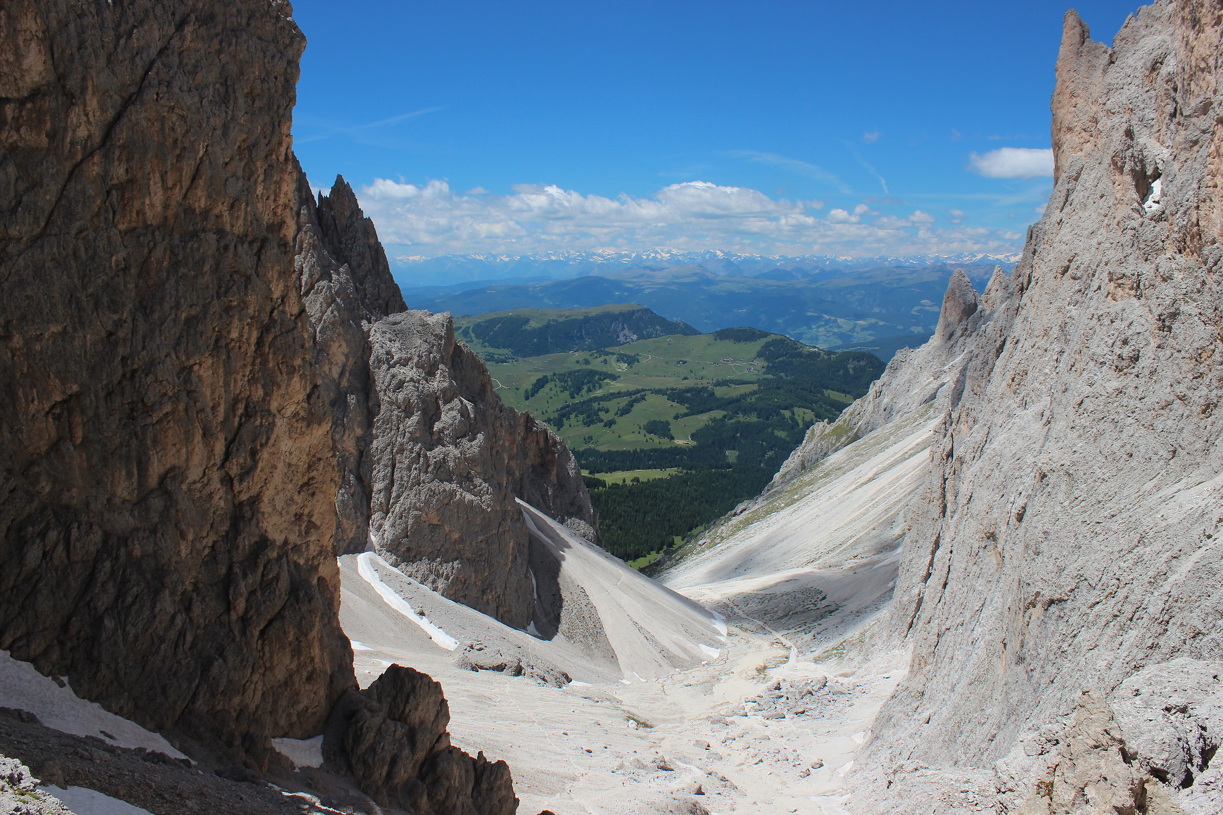 Forcella del Sassolungo ed Alpe di Siusi