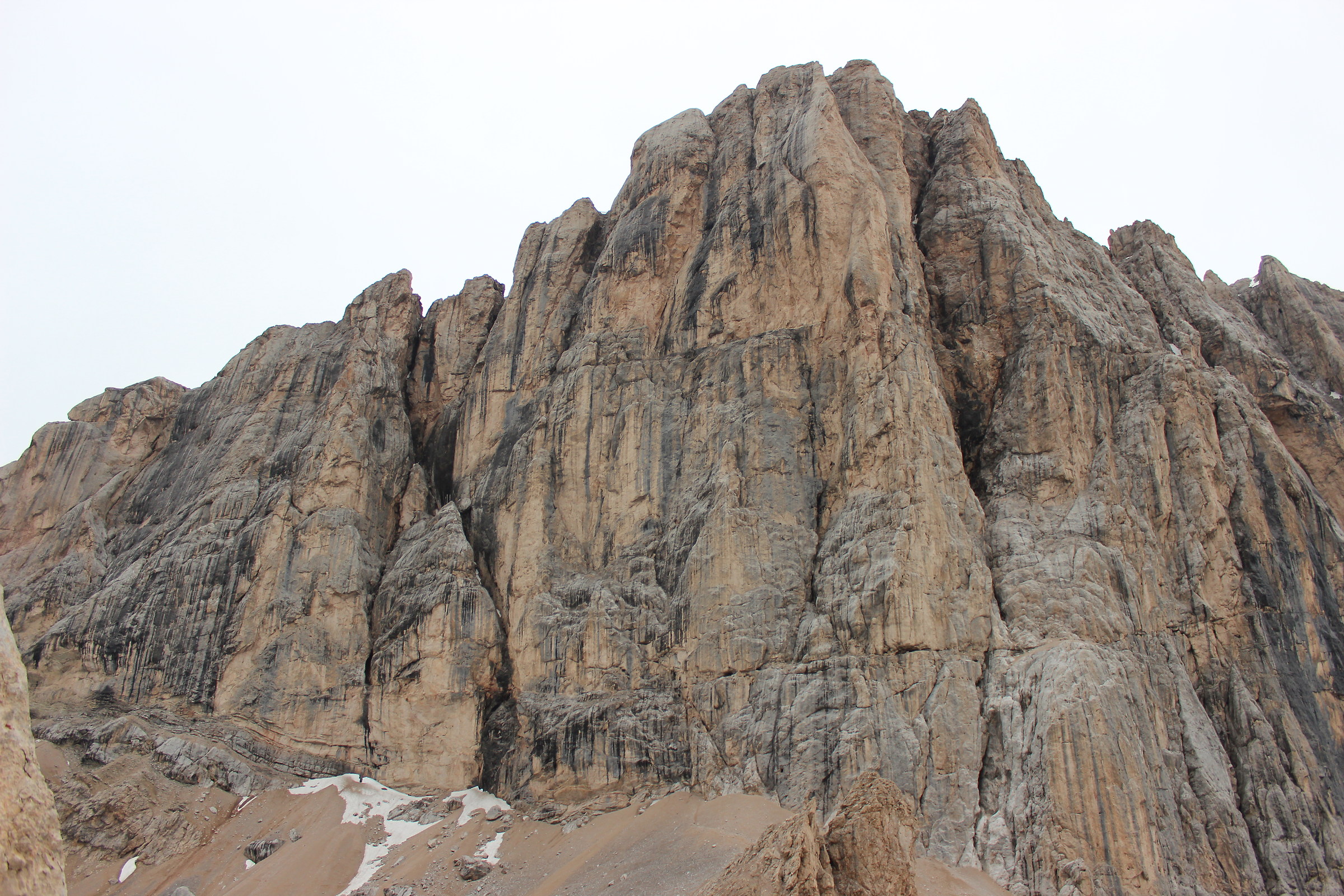 Marmolada, parete Sud dal Bivacco Dal Bianco