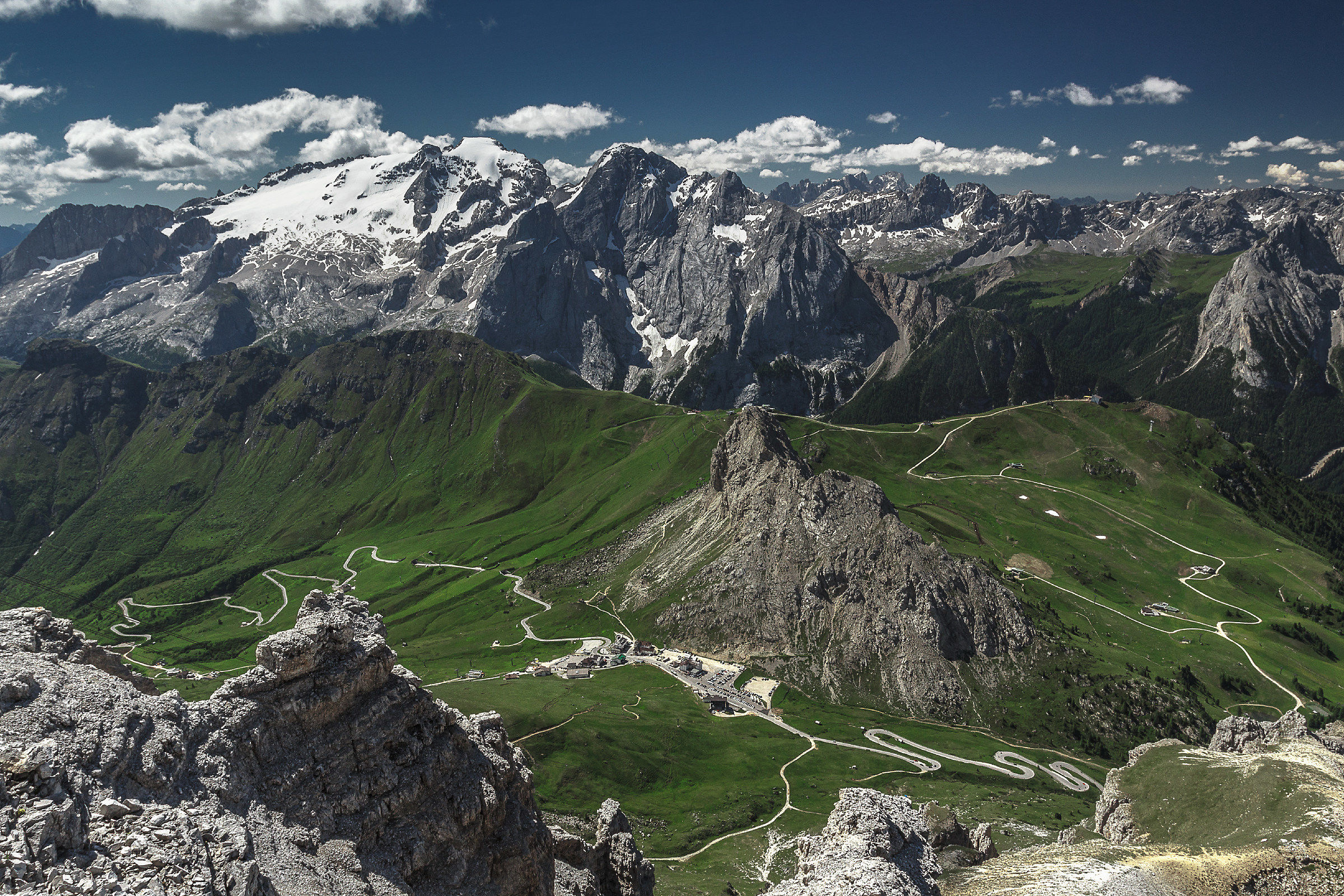 Marmolada and Pordoi to Piz Boe '