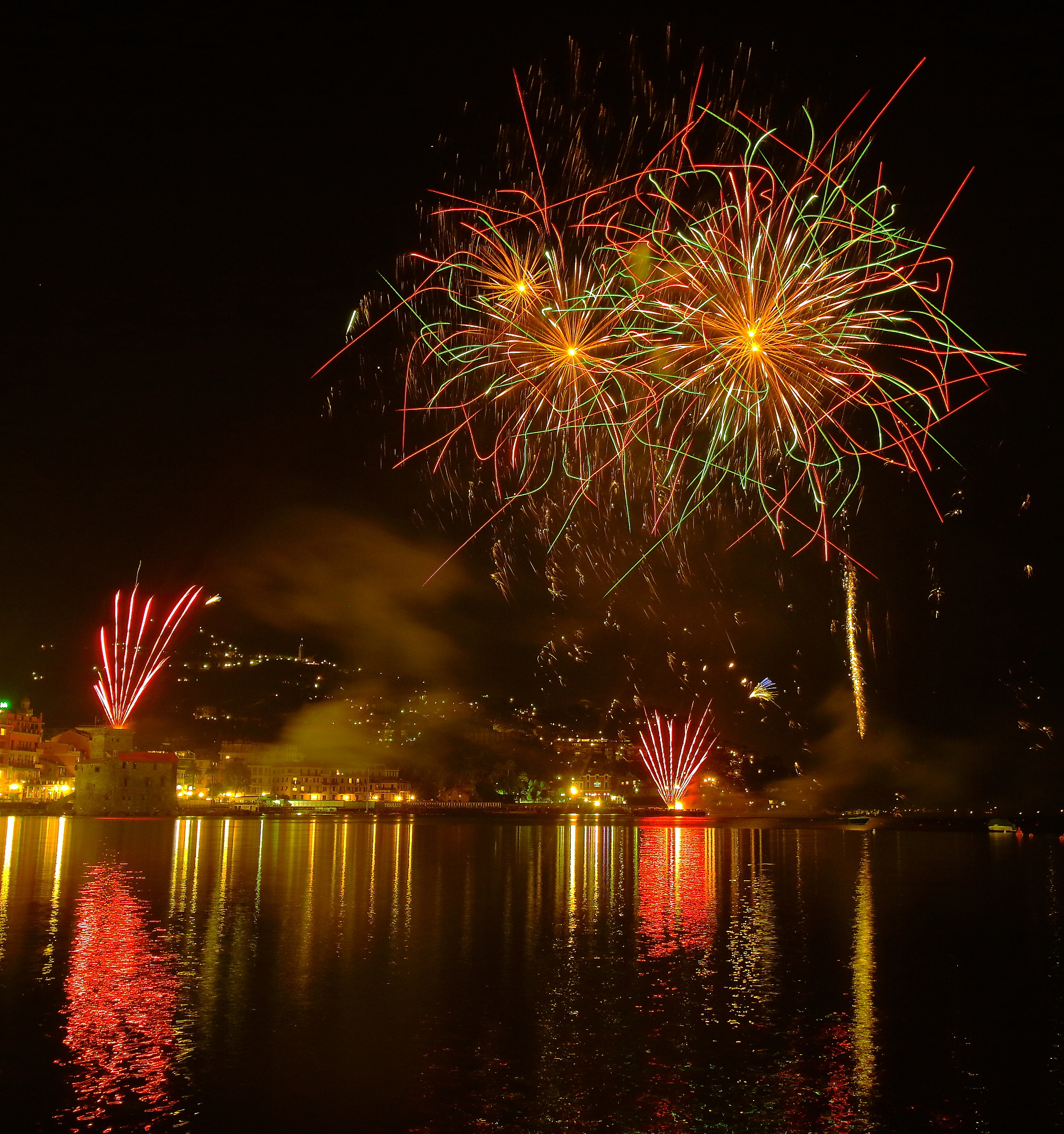 Scattered light trails