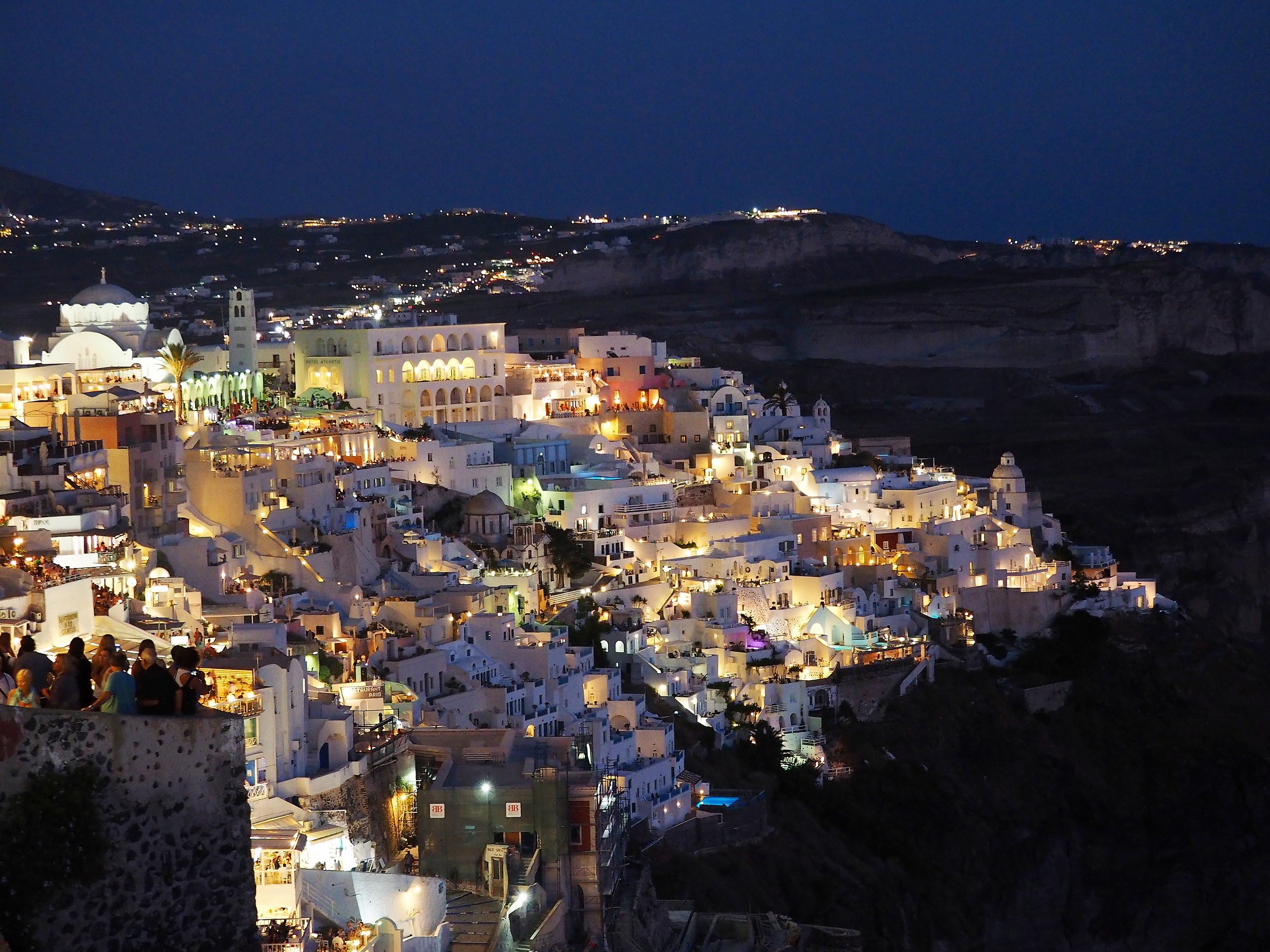 Oia di notte