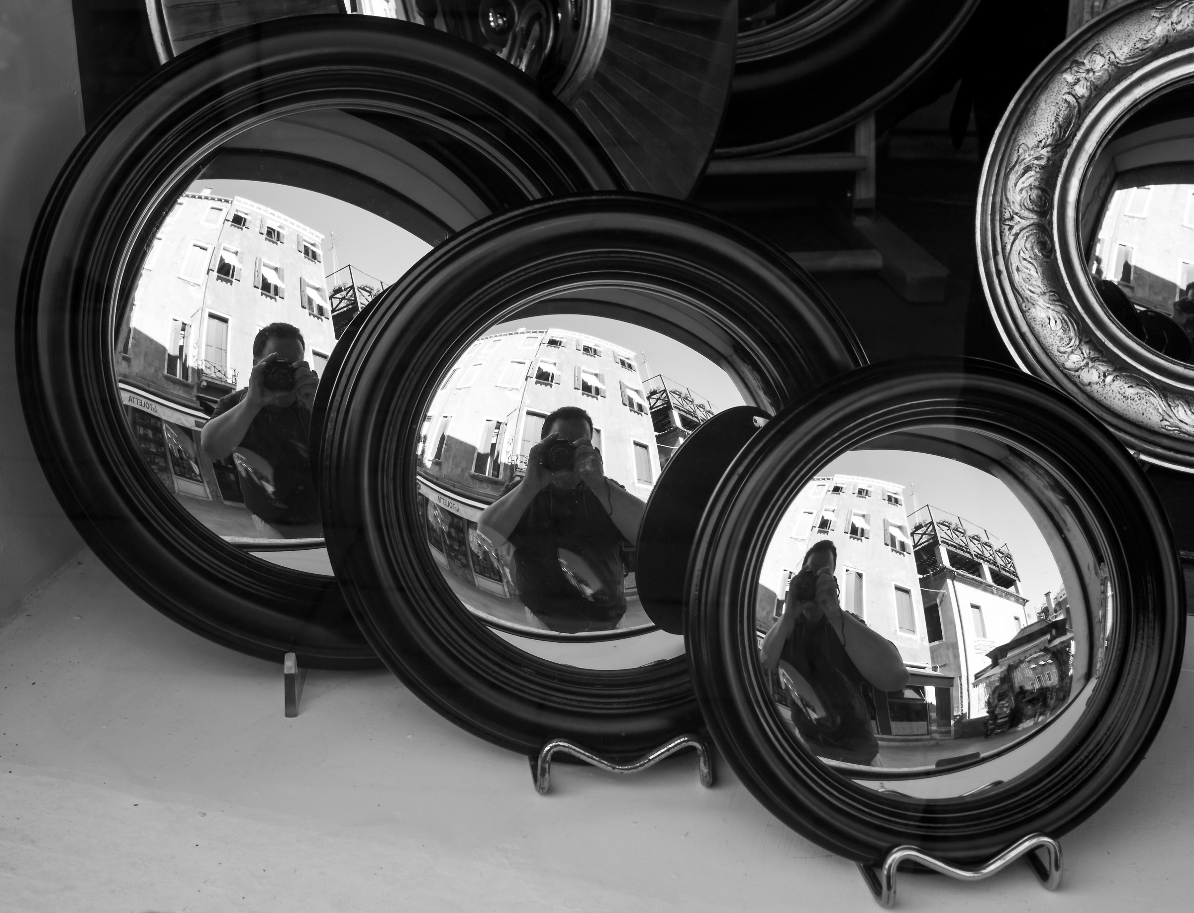 Record: triplice fisheye a Venezia!