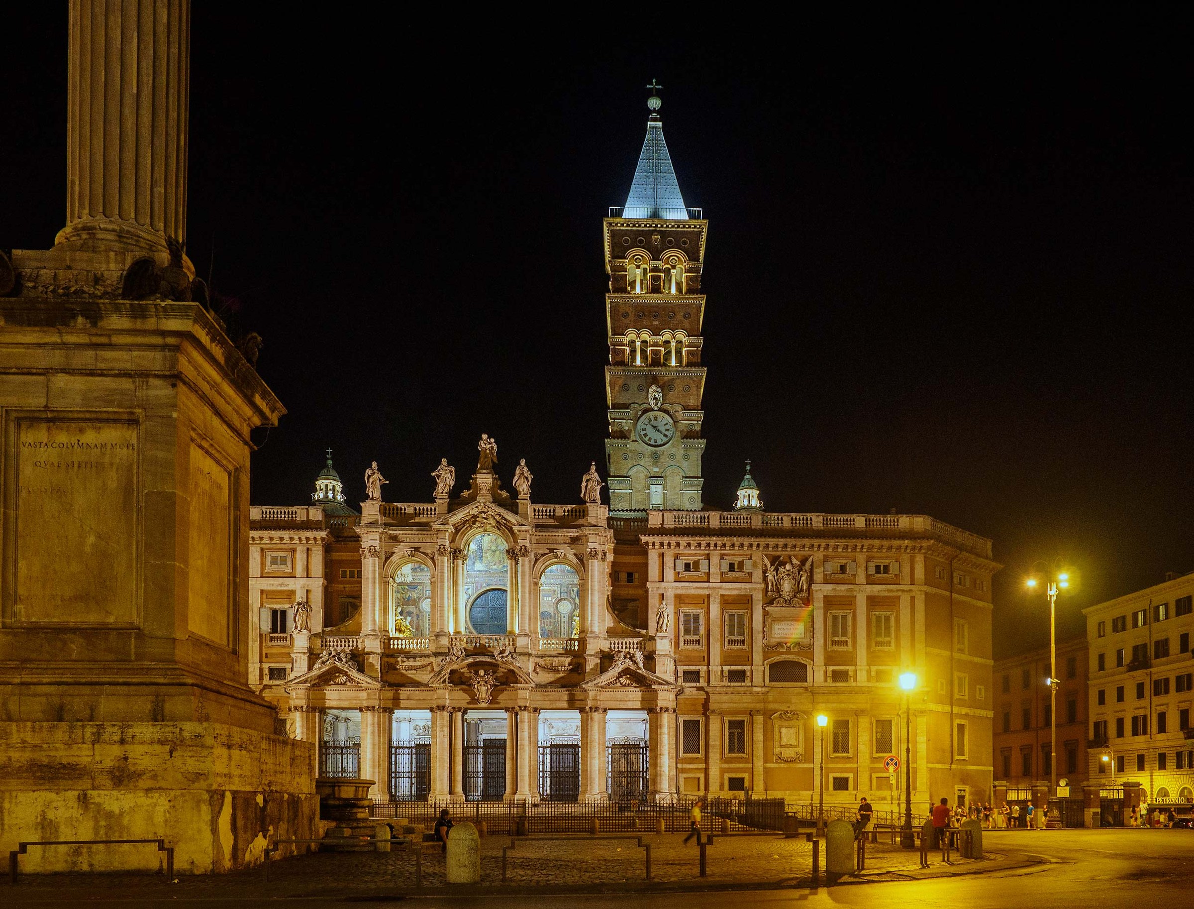 santa maria maggiore di sera