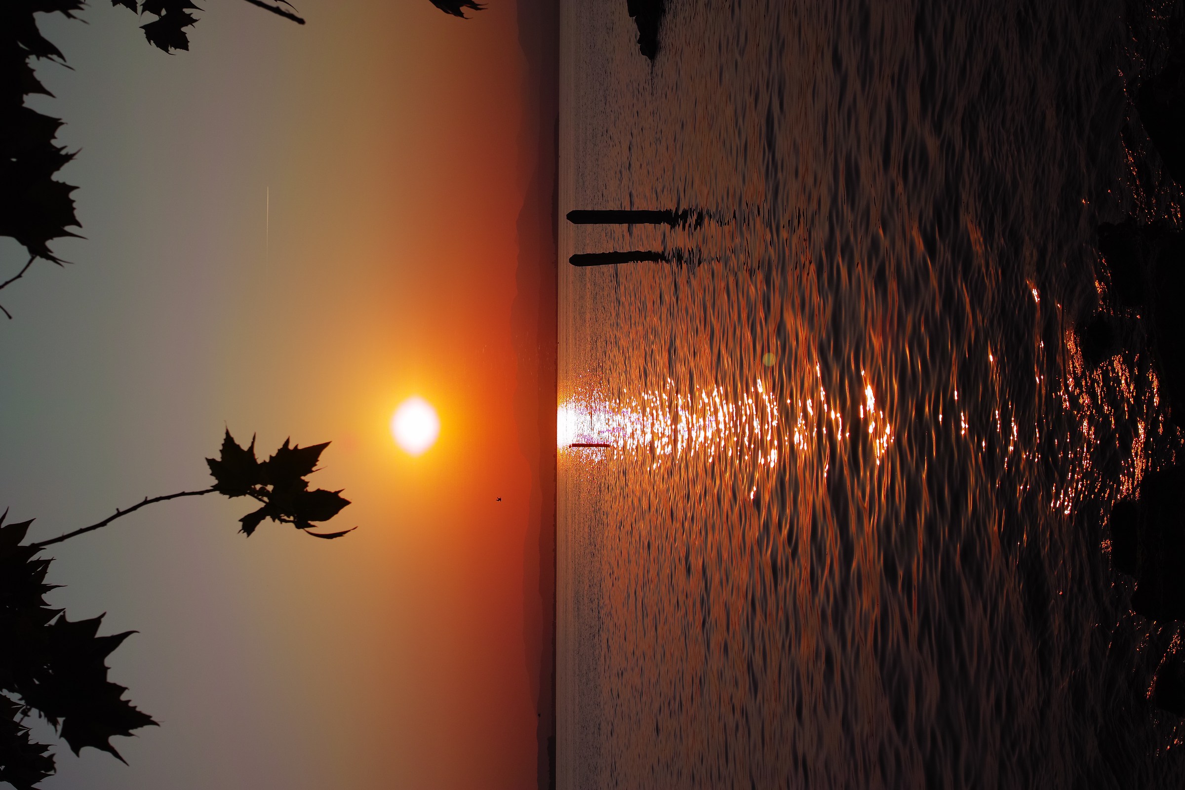 Serie tramonto peschiera lago di garda