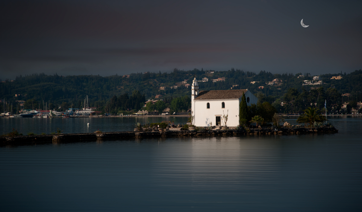 Corfù: chiesetta a nord del golfo di Gouvia