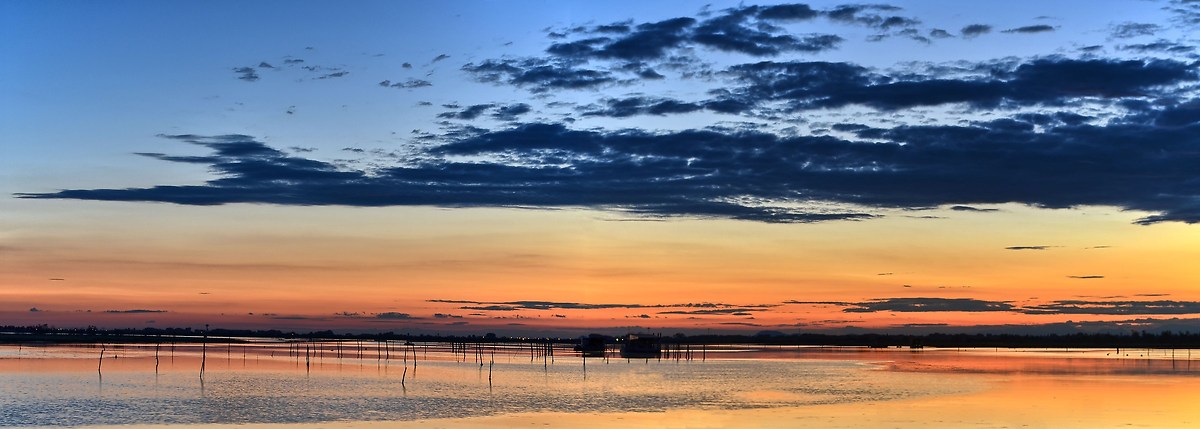 Tramonto in laguna