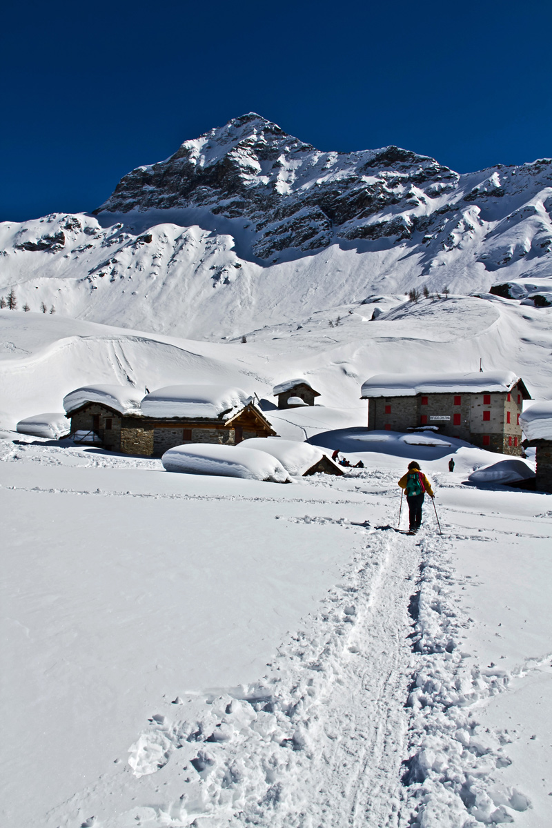 Pizzo Steps and shelter Cristina (Val Malenco)