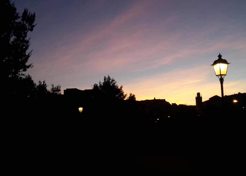 Sunset of Ragusa.