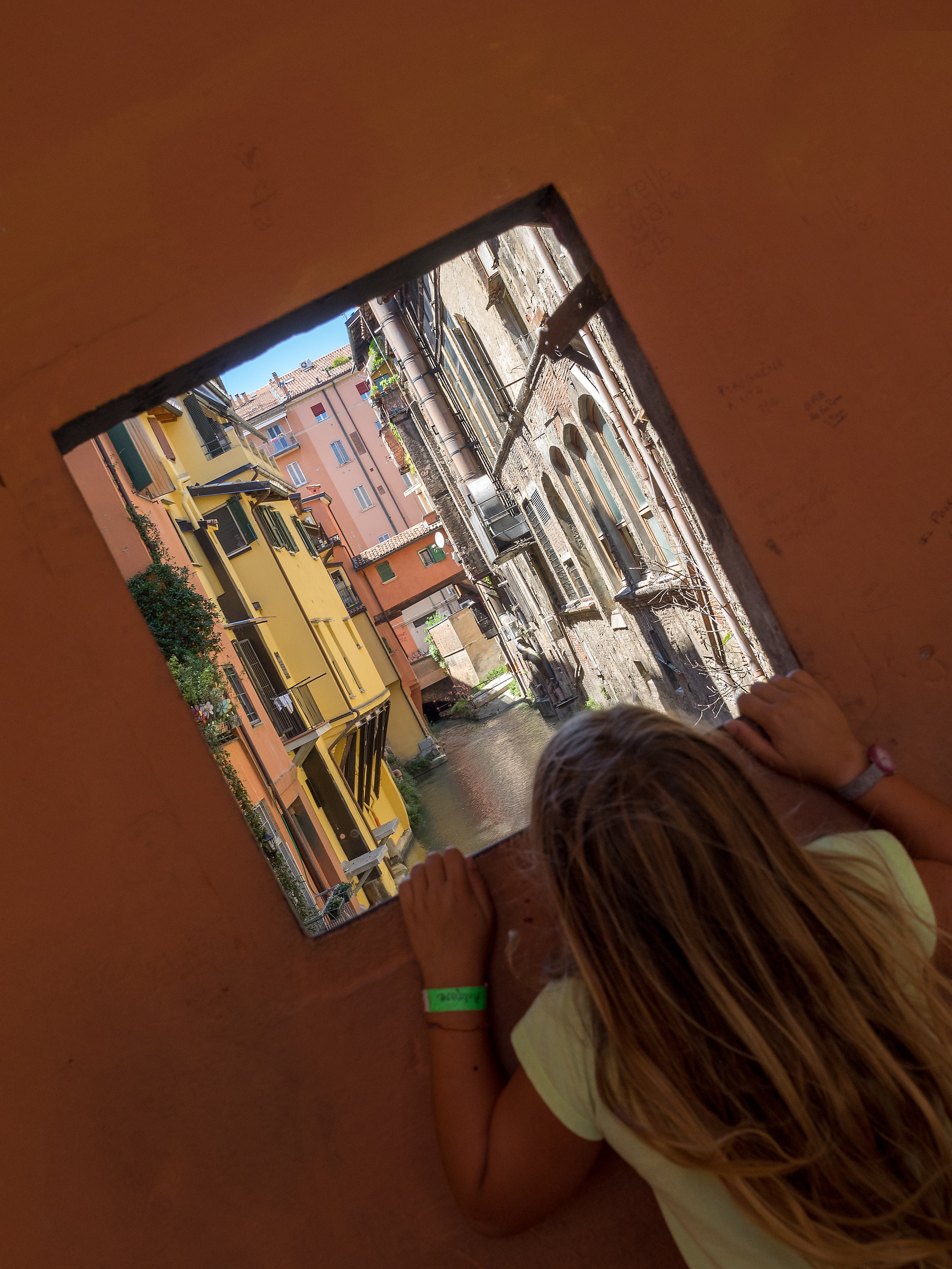 Hanging on the framework