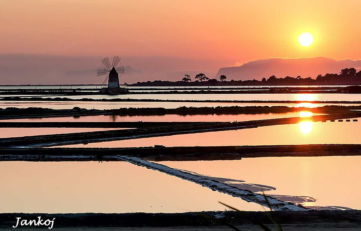 The colors of the sunset