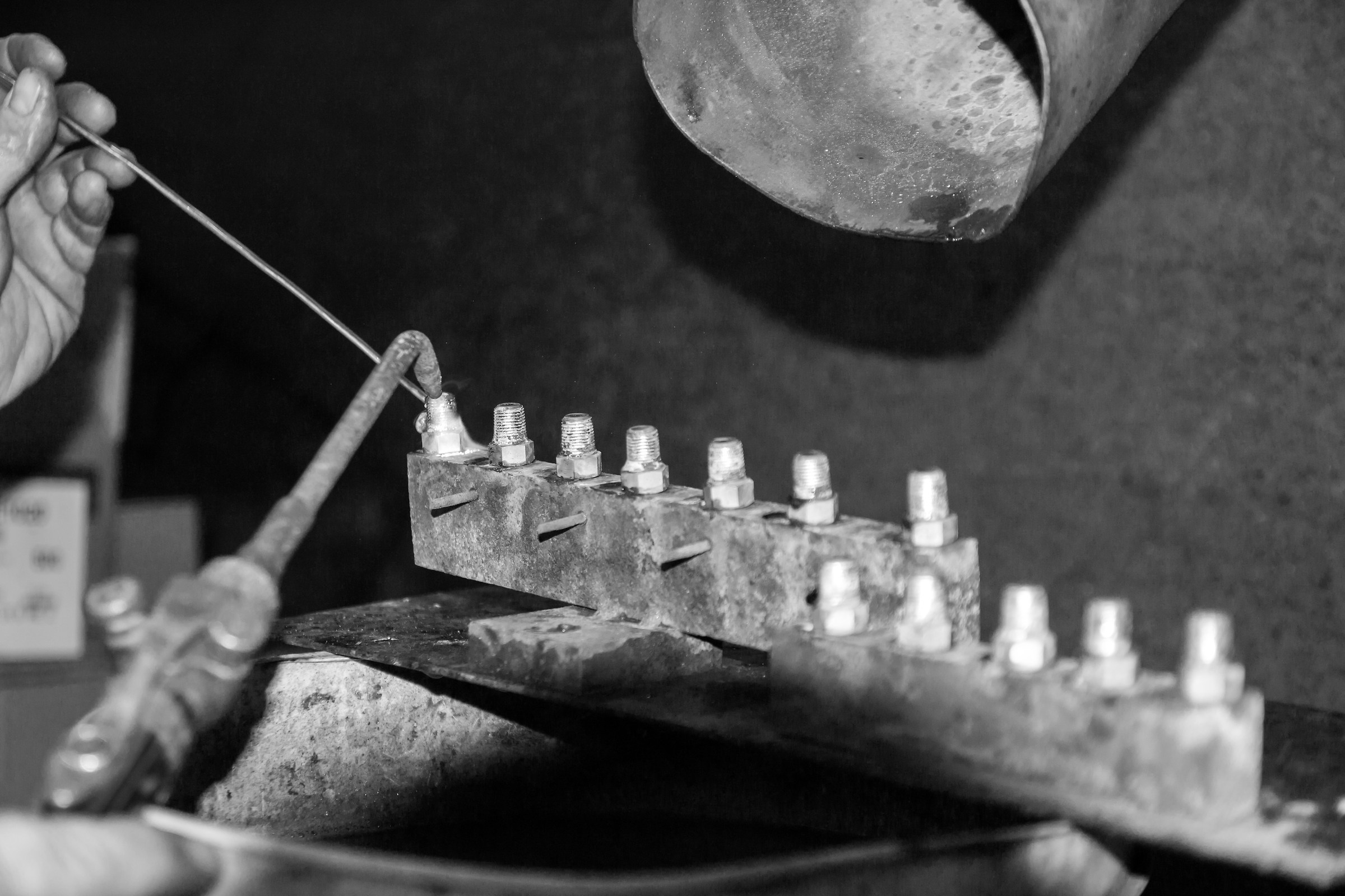 as I light the candle in church