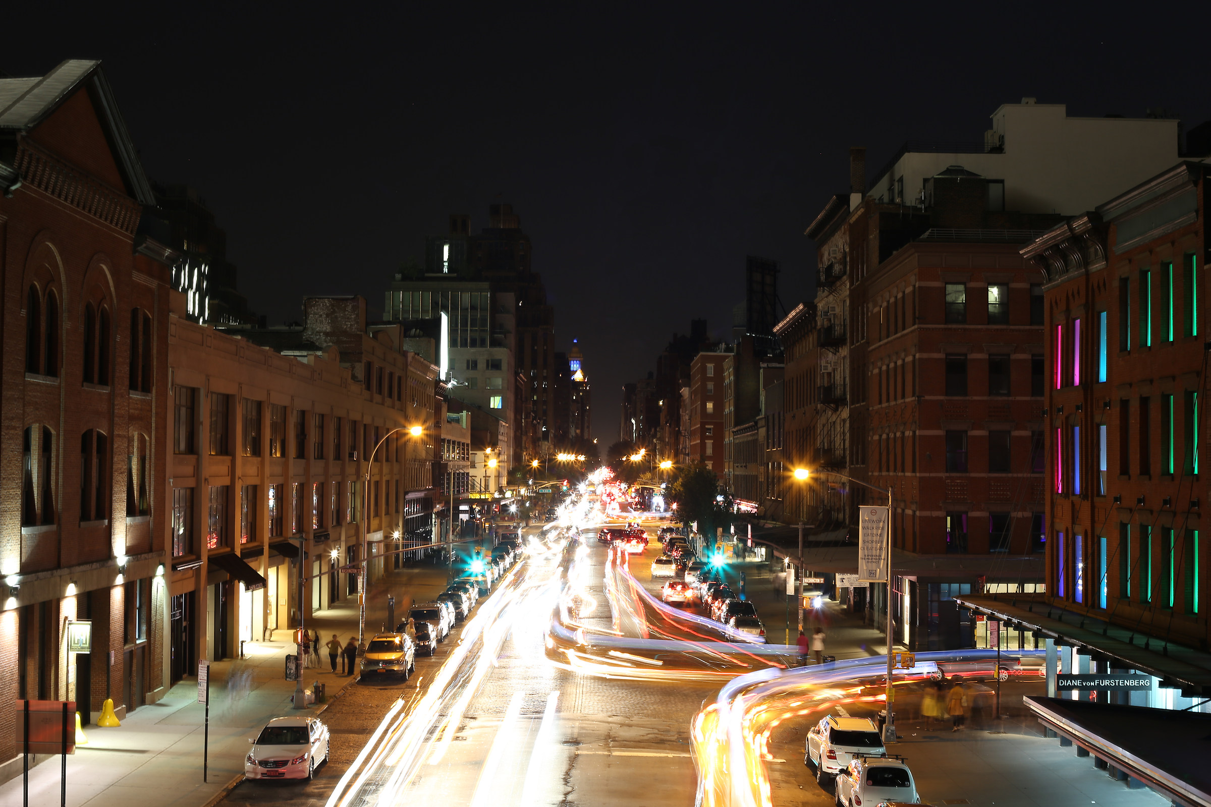View from the promenade Highline New York