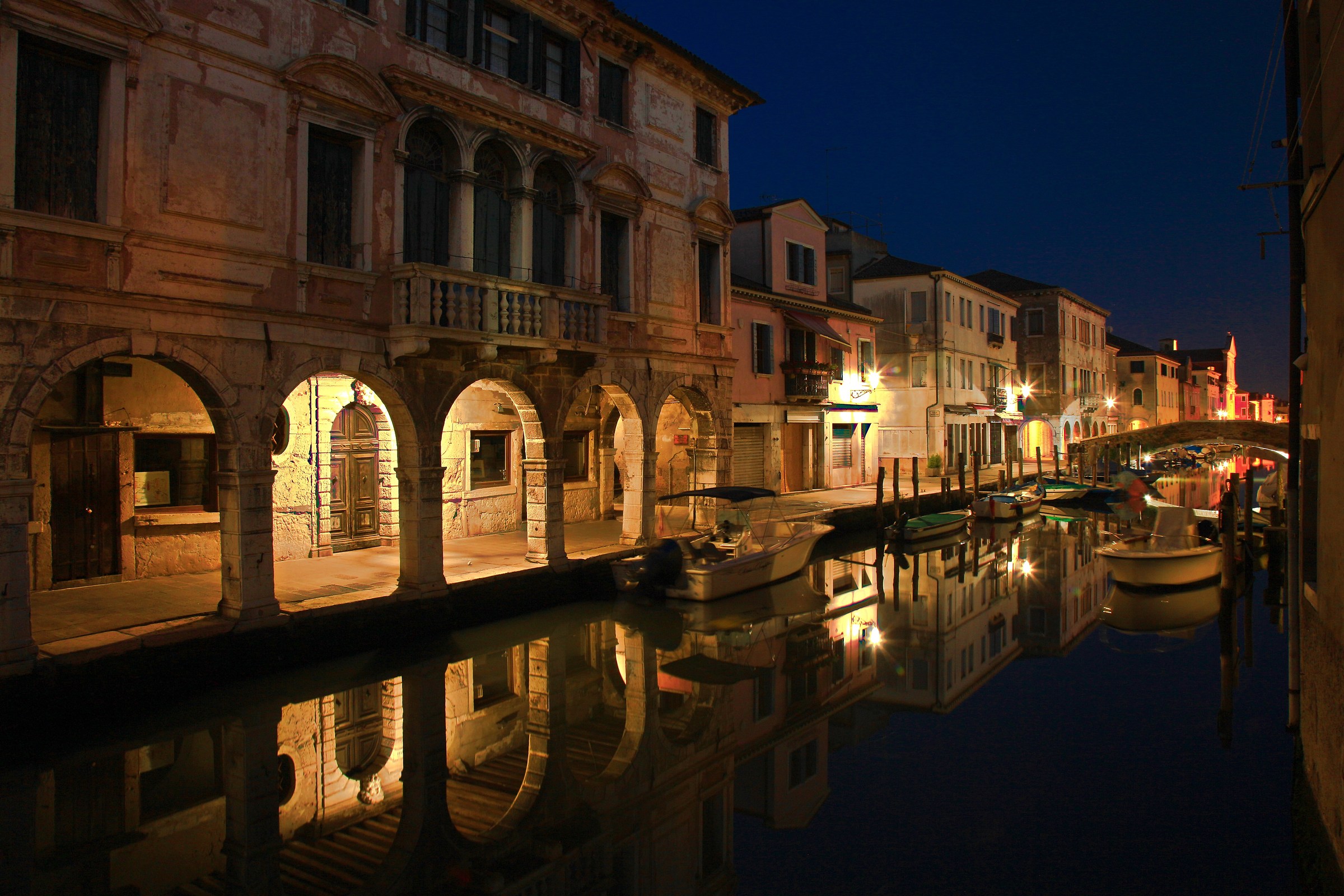 Chioggia in theatrical evening ...