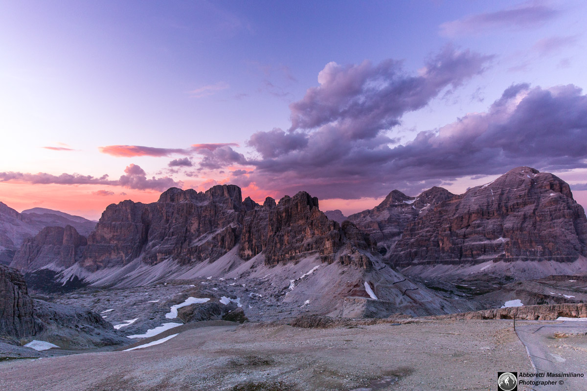 Tramonto sul Lagazuoi