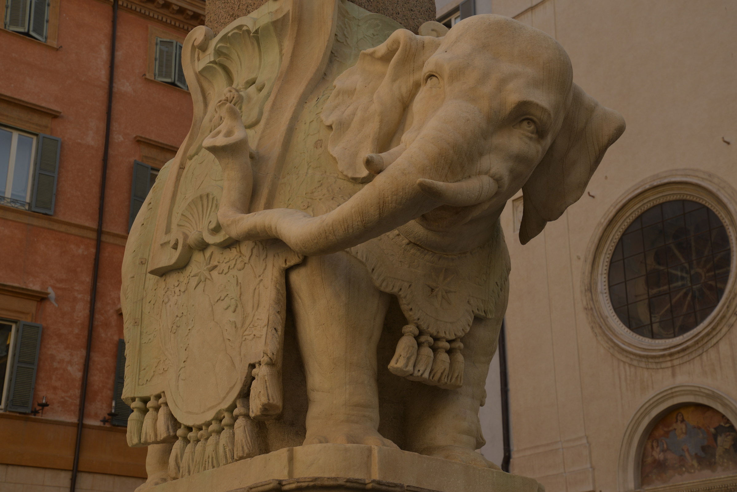the Piazza Minerva, Rome, particularly