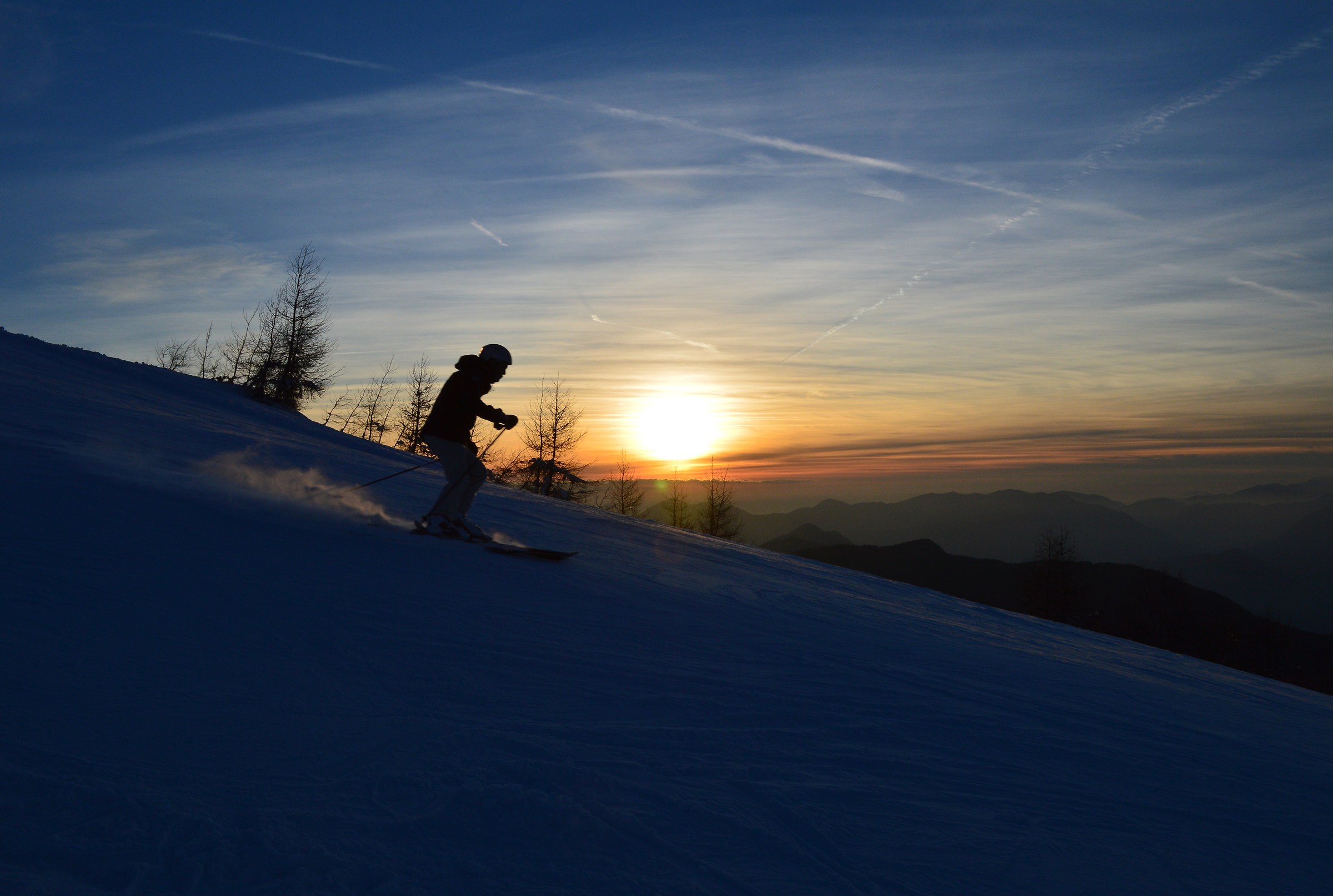 The last run of the day