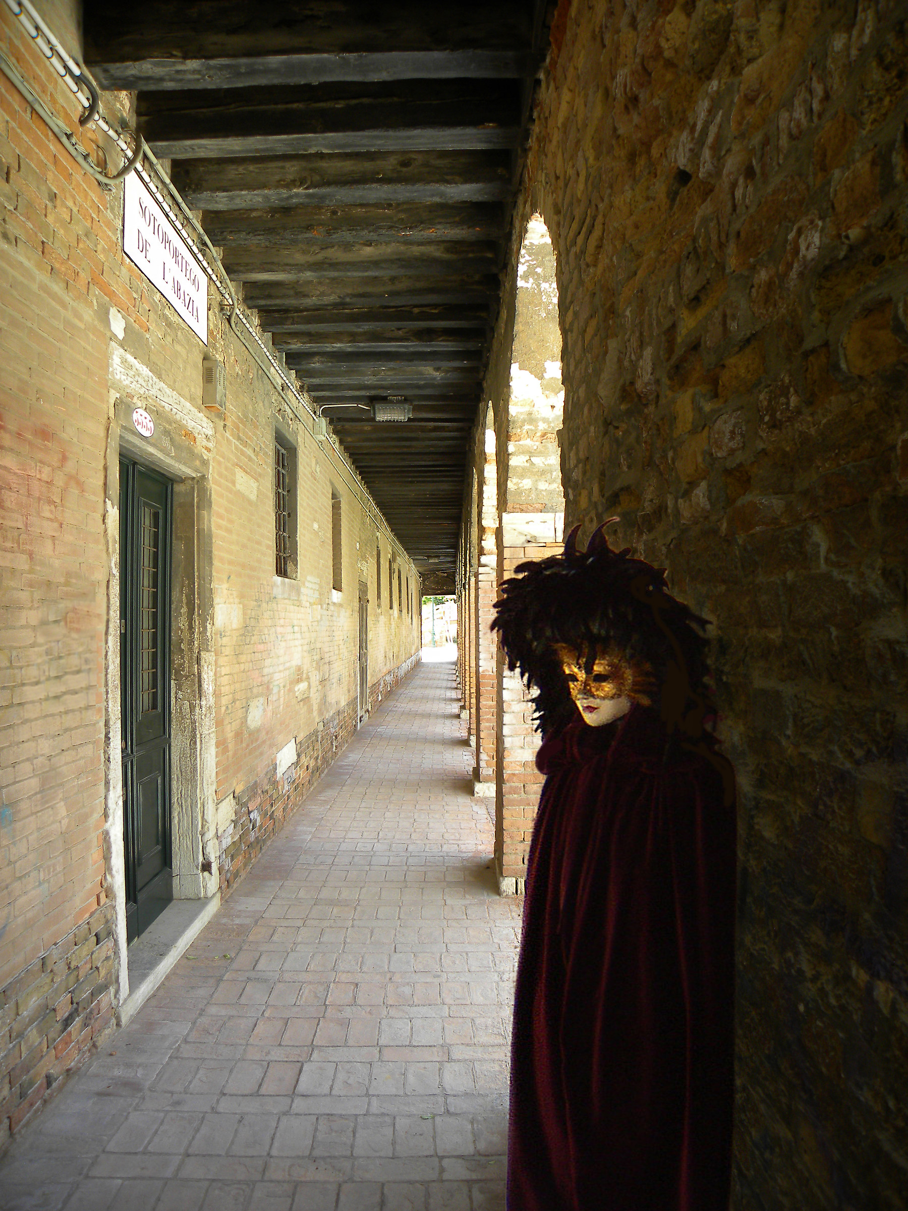 A ghost in Rio Abbey (Venice)