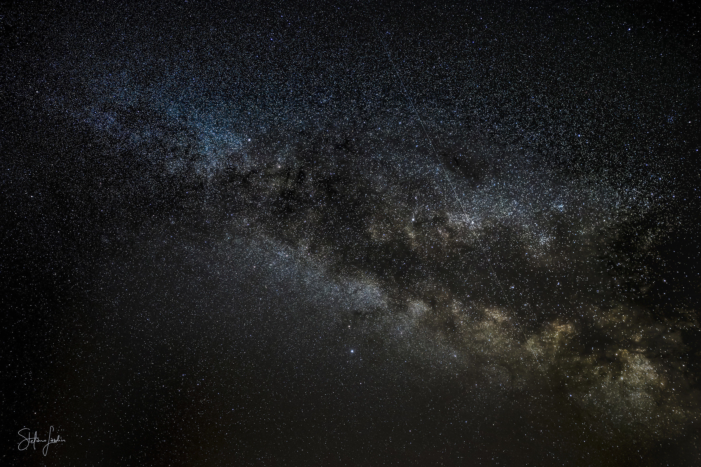 Milky Way, constellation Aquila and Shield
