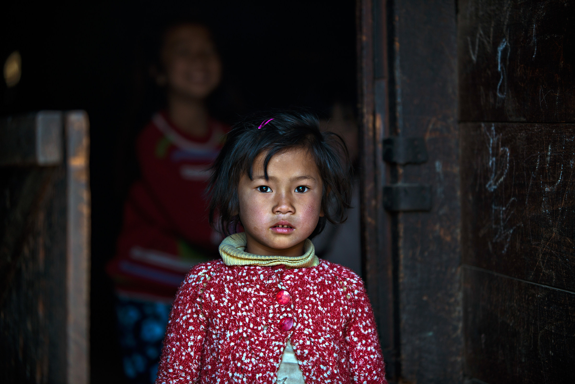 Child, village near Apatani Ziro