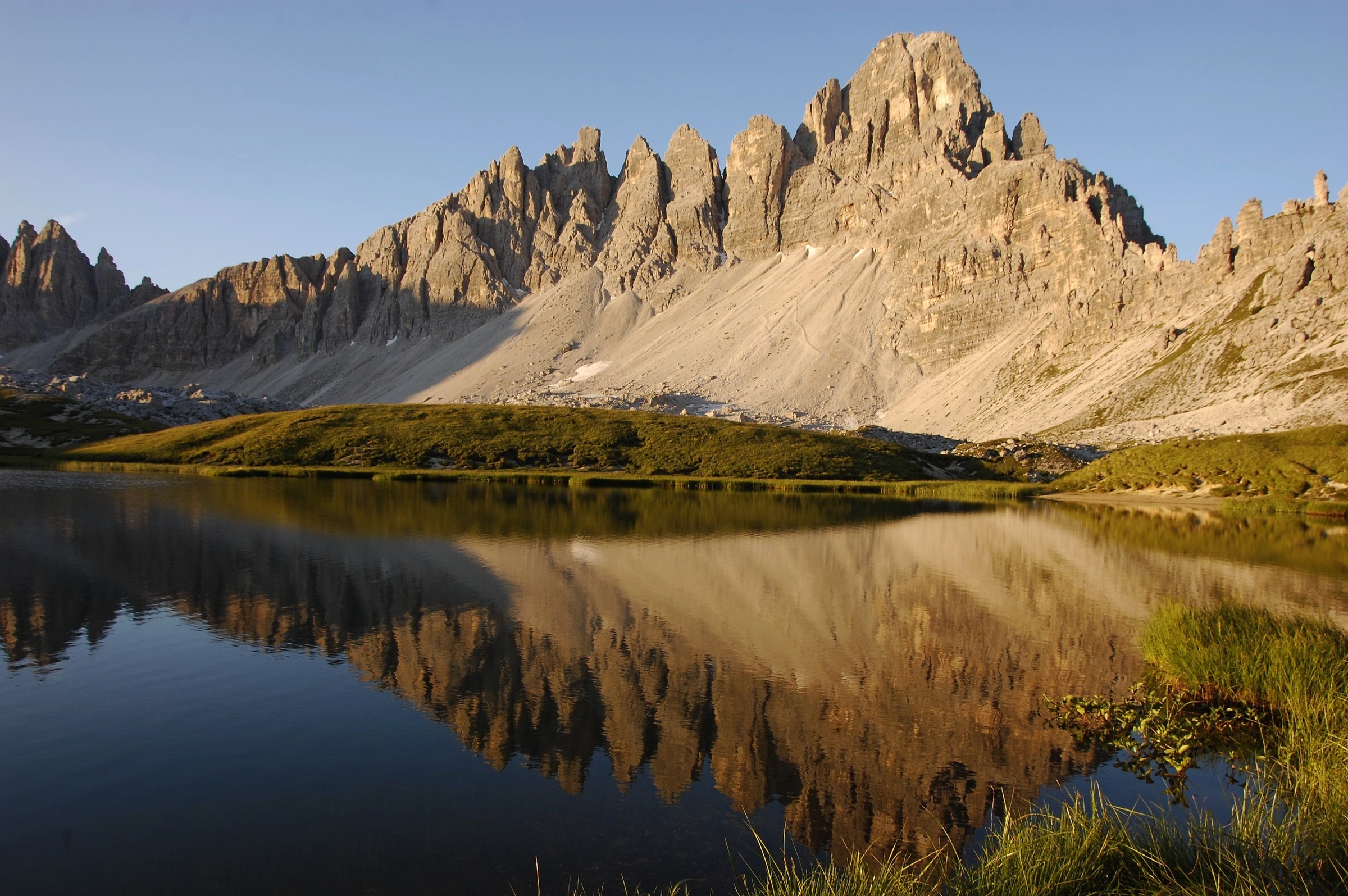 Lake Plans and Mount Paterno all 'alba