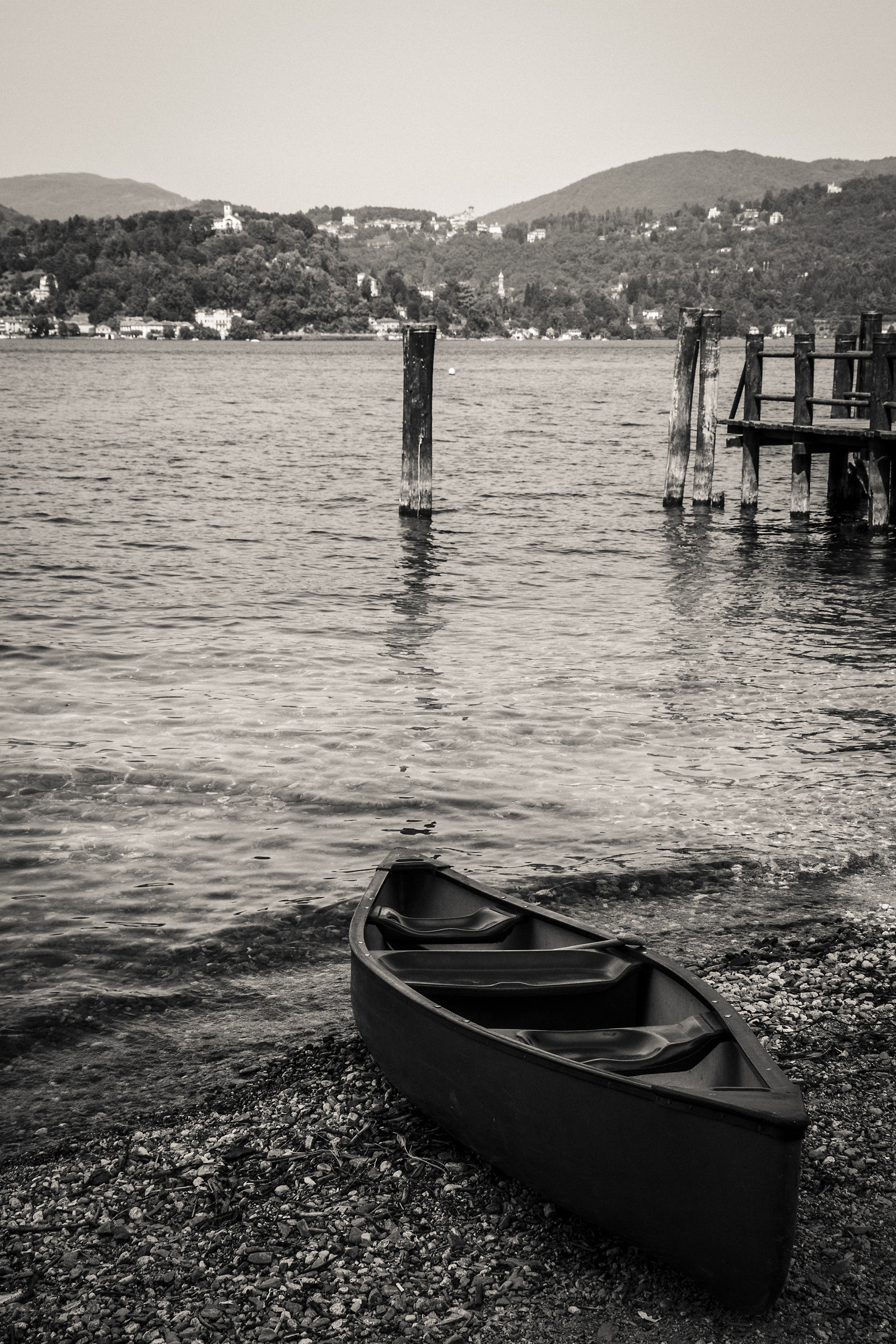 Lago d'Orta b/n