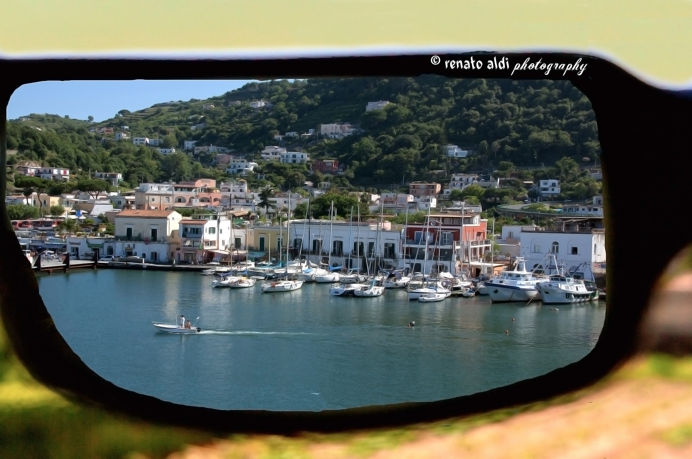 Reflection of the Port of Ischia