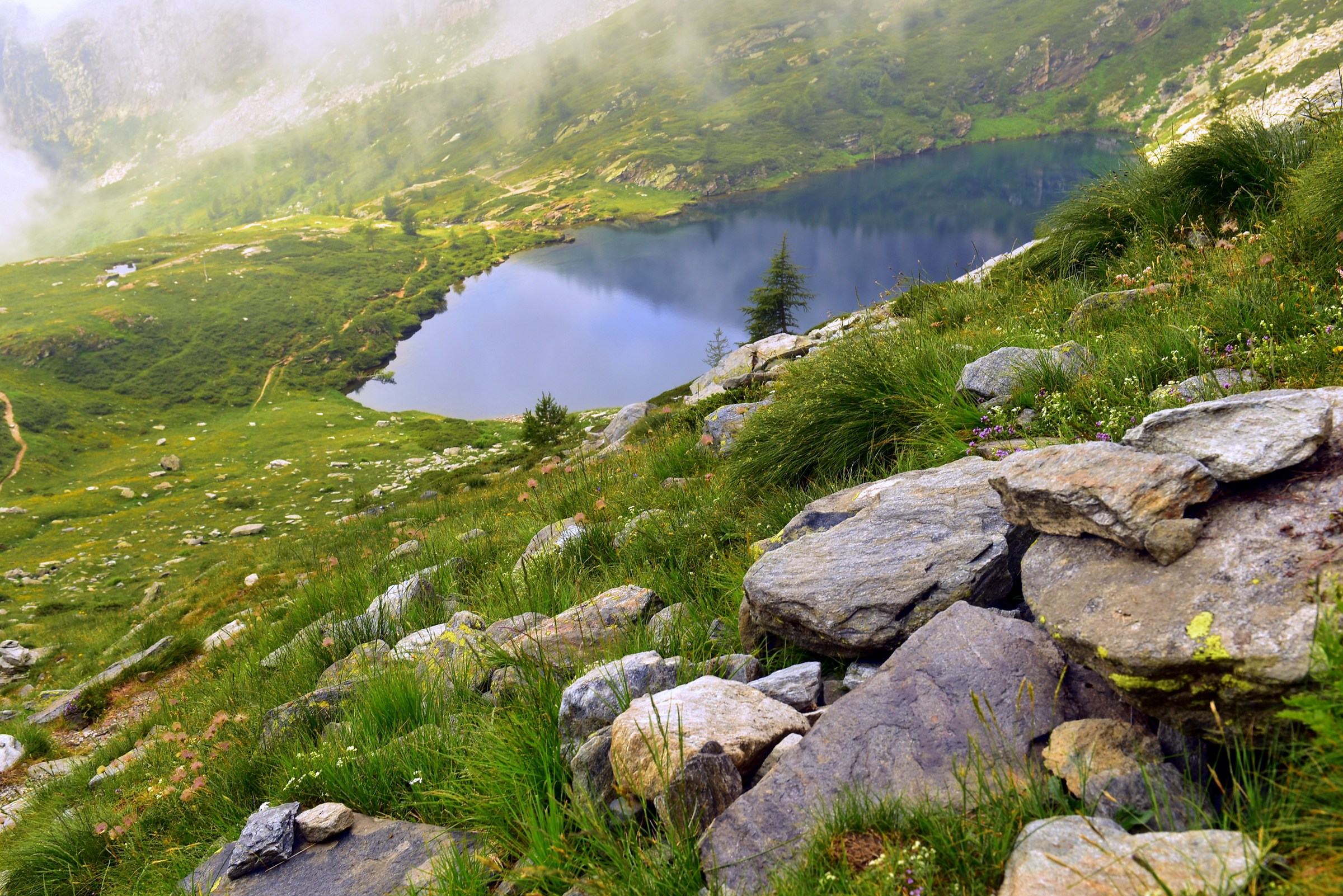 Paione lake bottom - high val bognanco