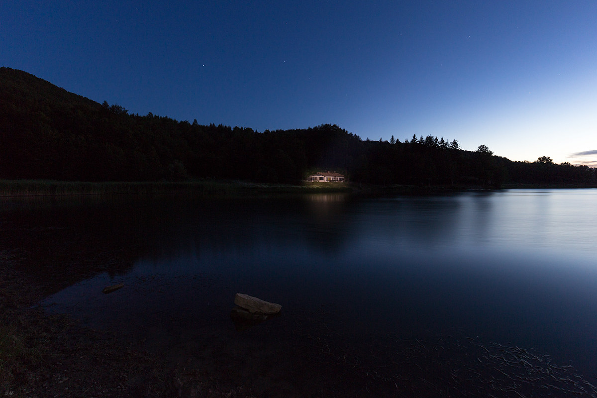 Il rifugio Venusta e il Lago Calamone